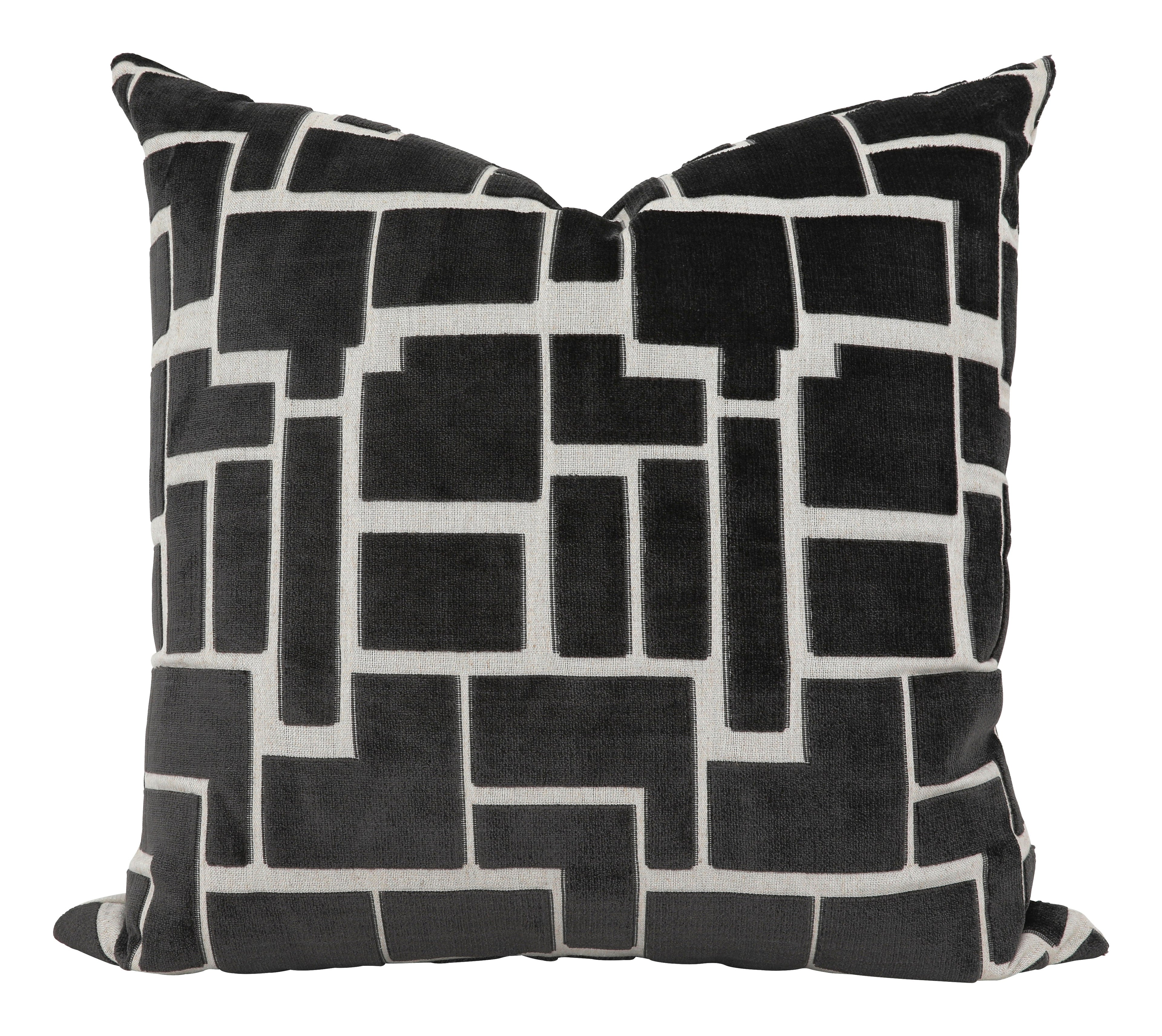 Jayson Home - Labyrinth Charcoal Pillow
