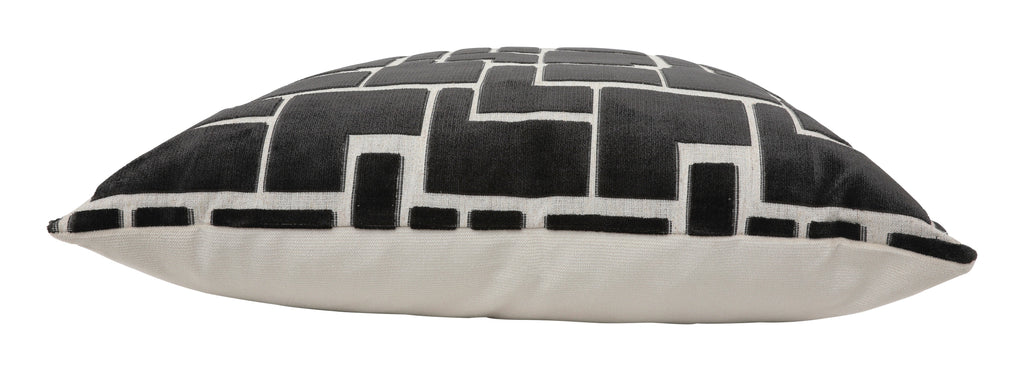 Jayson Home - Labyrinth Charcoal Pillow