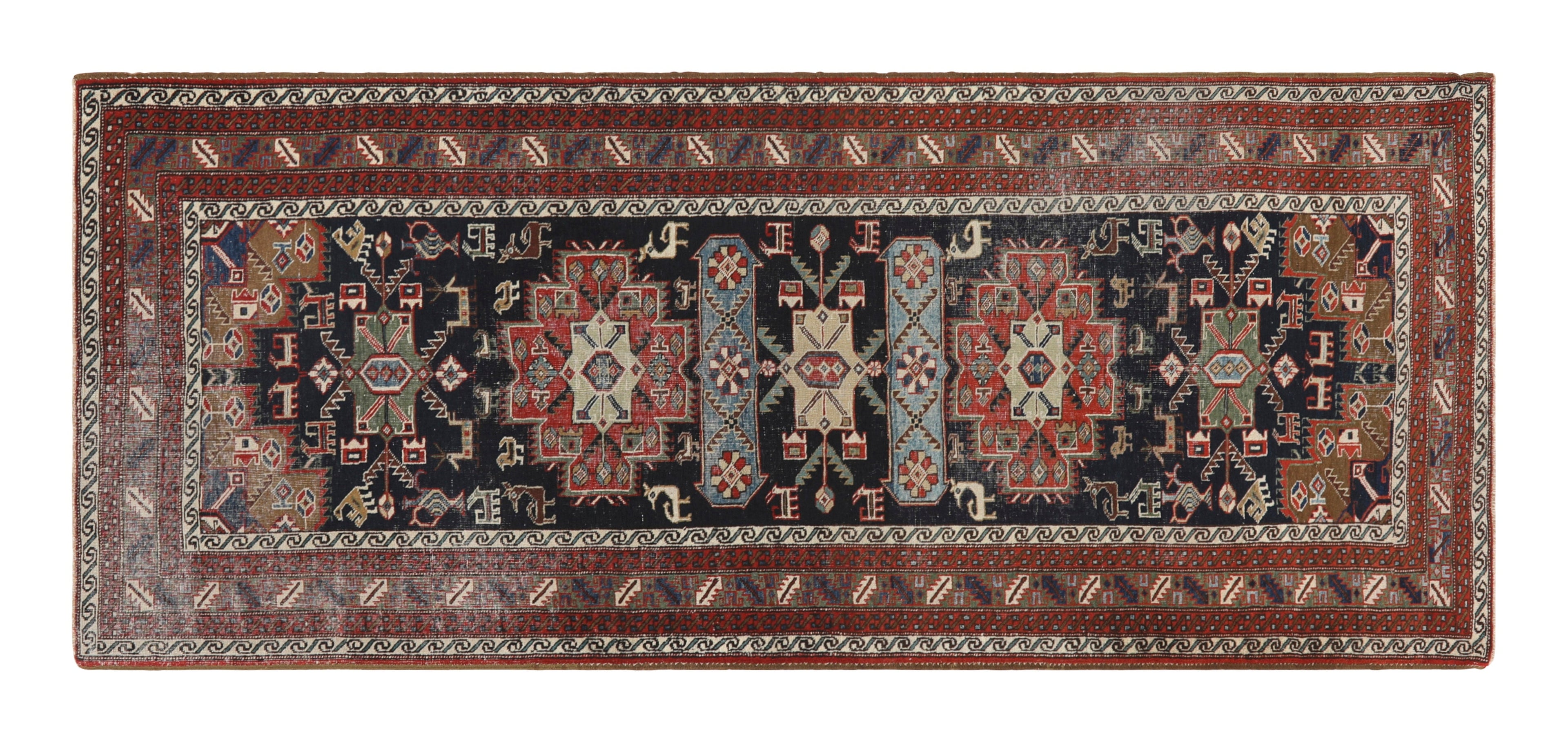 Jayson Home - Vintage Heriz Rug - 8'9" x 3'7"