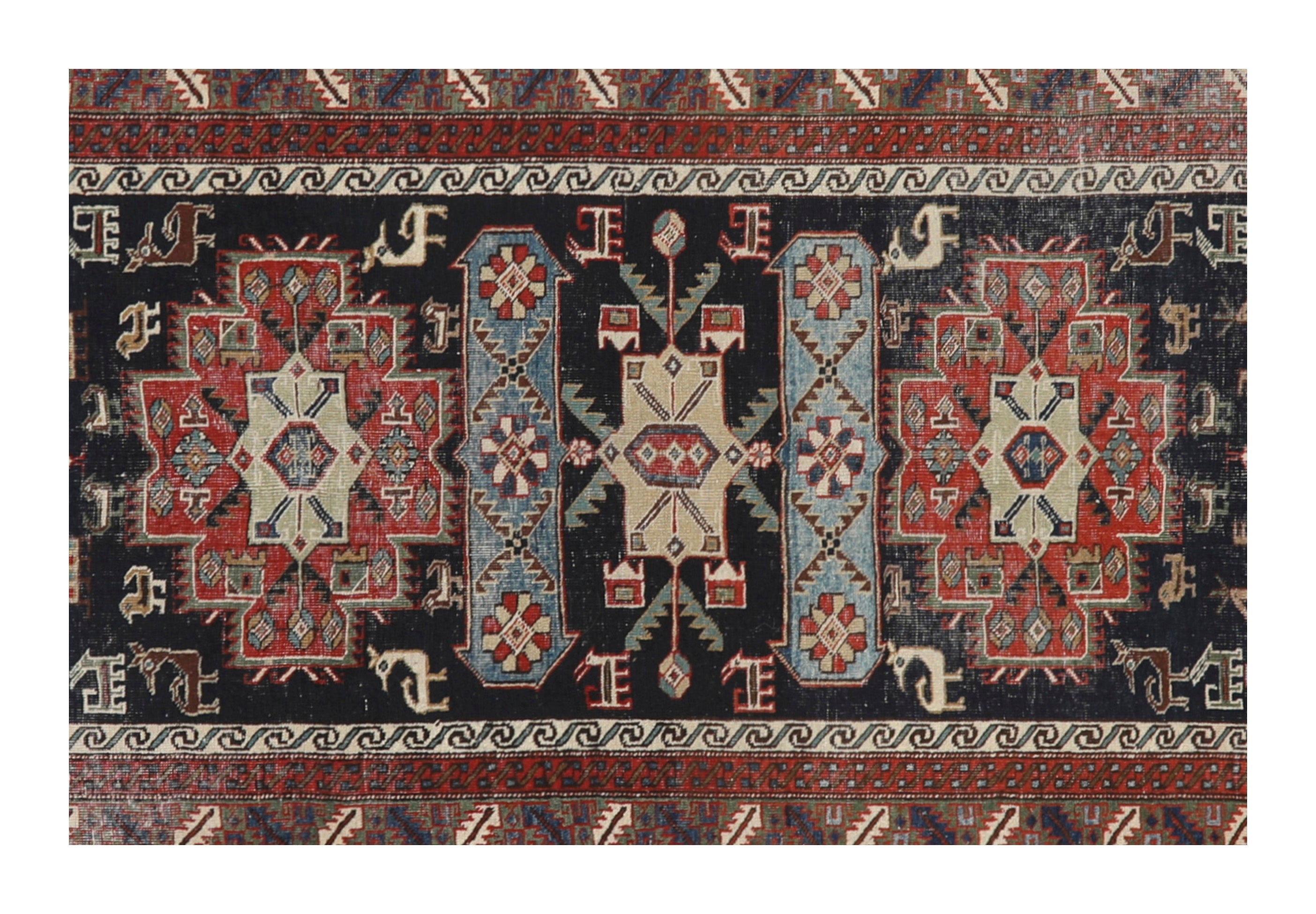 Jayson Home - Vintage Heriz Rug - 8'9" x 3'7"