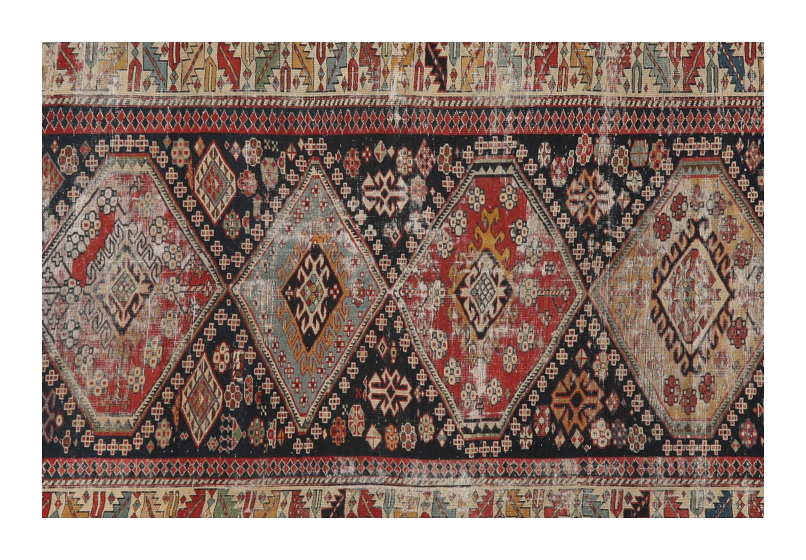 Jayson Home - Vintage Shirvan Rug - 8'7" x 3'10"
