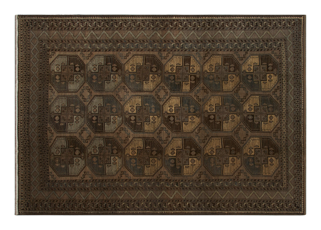 Jayson Home - Vintage Afghan Rug - 10'7" x 7'3"