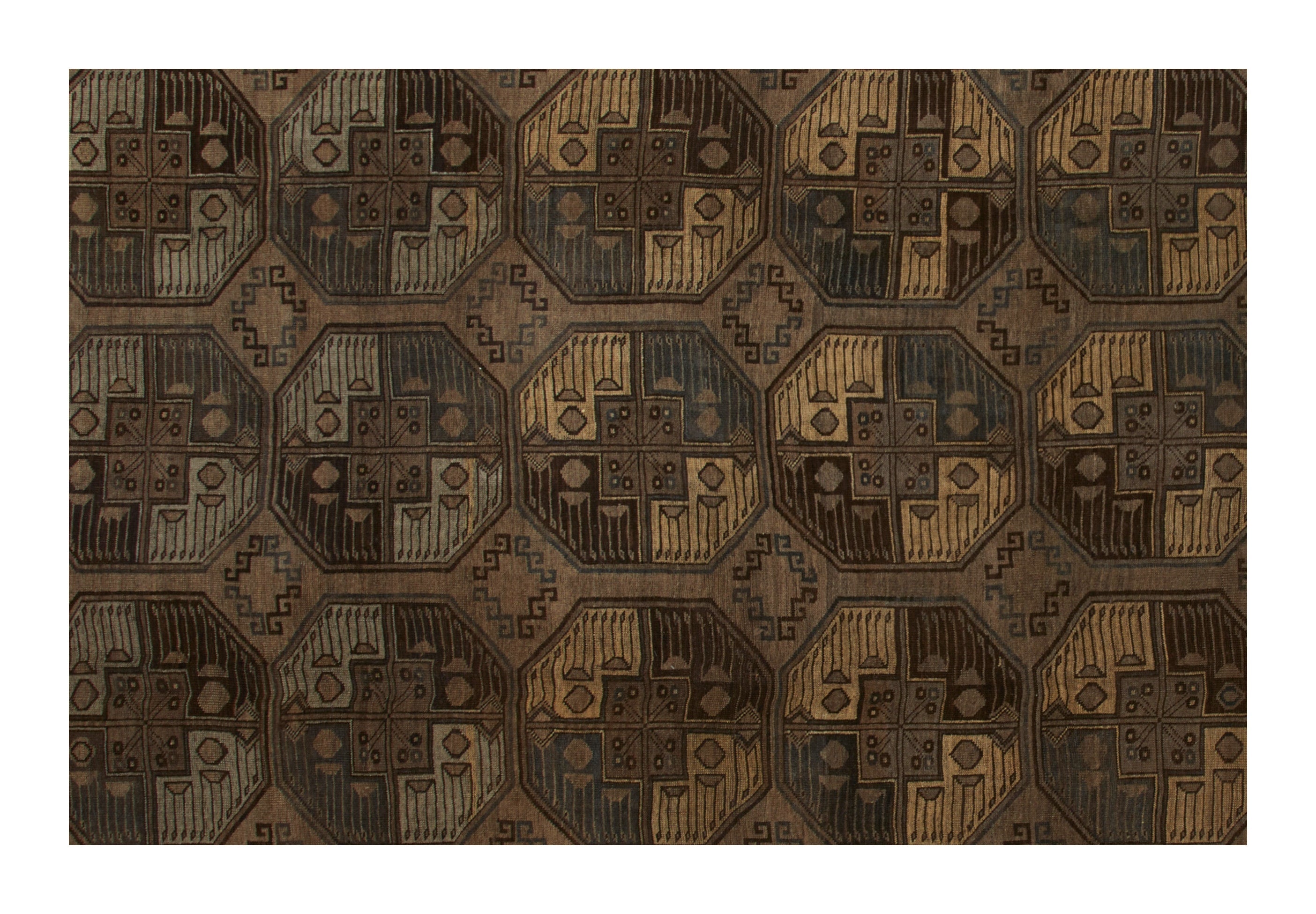 Jayson Home - Vintage Afghan Rug - 10'7" x 7'3"