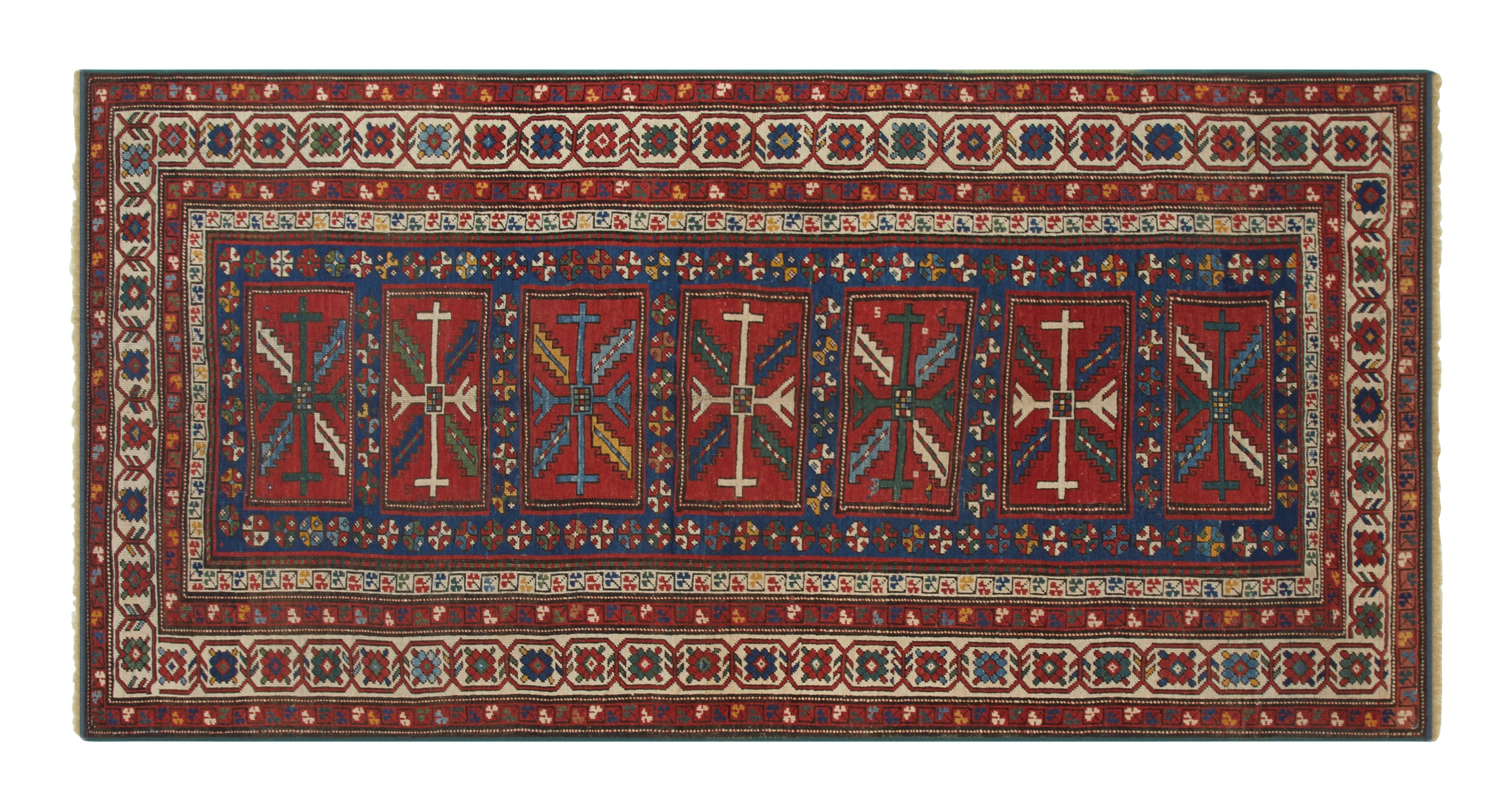 Jayson Home - Vintage Caucasian Rug - 8'2" x 4'3"