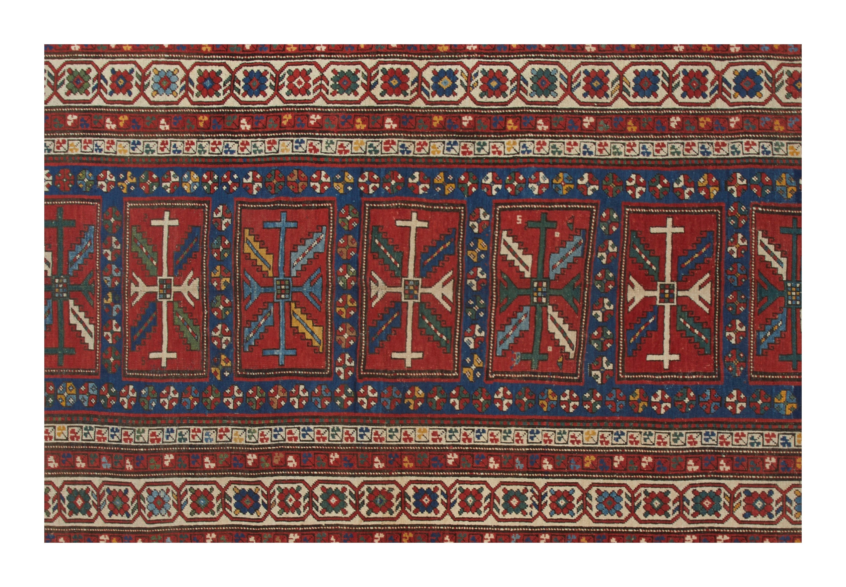 Jayson Home - Vintage Caucasian Rug - 8'2" x 4'3"