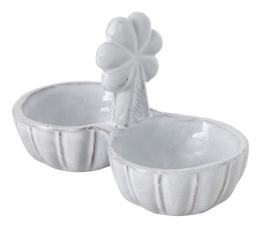 Jayson Home - Astier de Villatte Clover Salt & Pepper Cellar