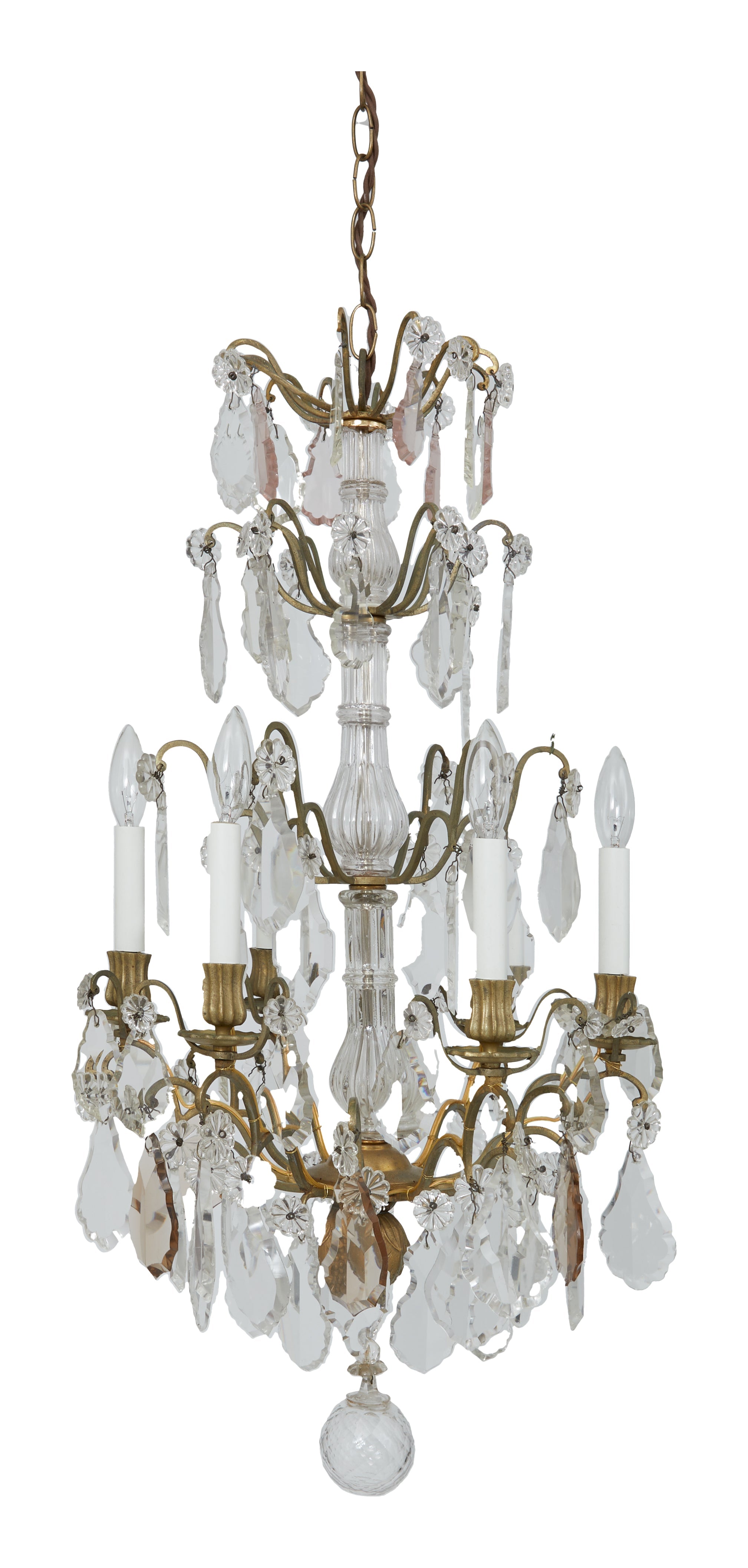 Jayson Home - Antique Louis XV Crystal Chandelier