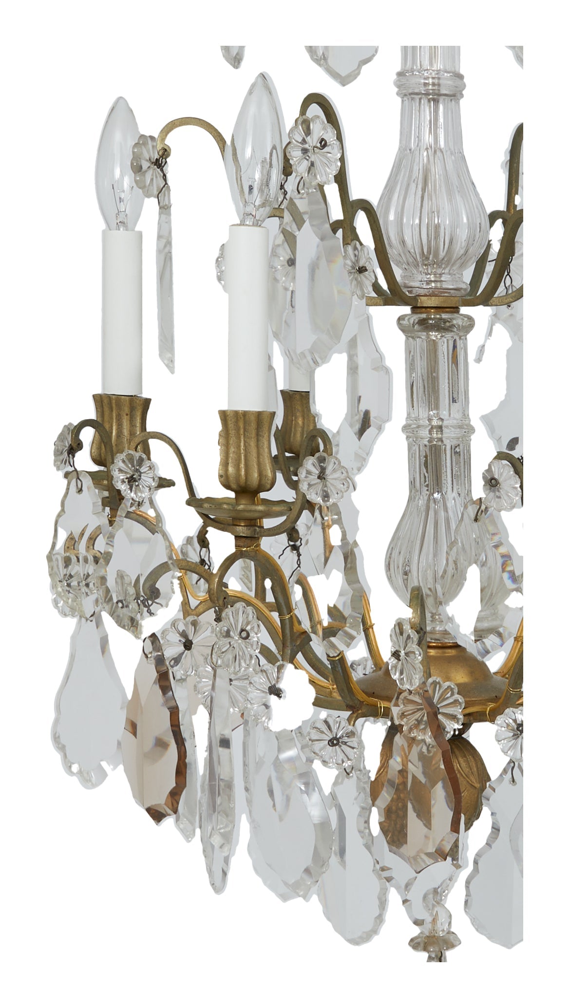 Jayson Home - Antique Louis XV Crystal Chandelier