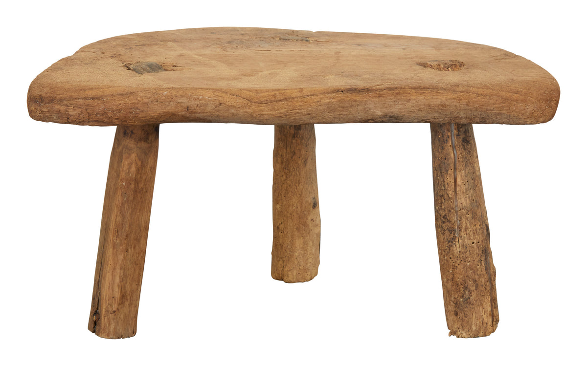 Jayson Home - Antique Rustic Wood Stool