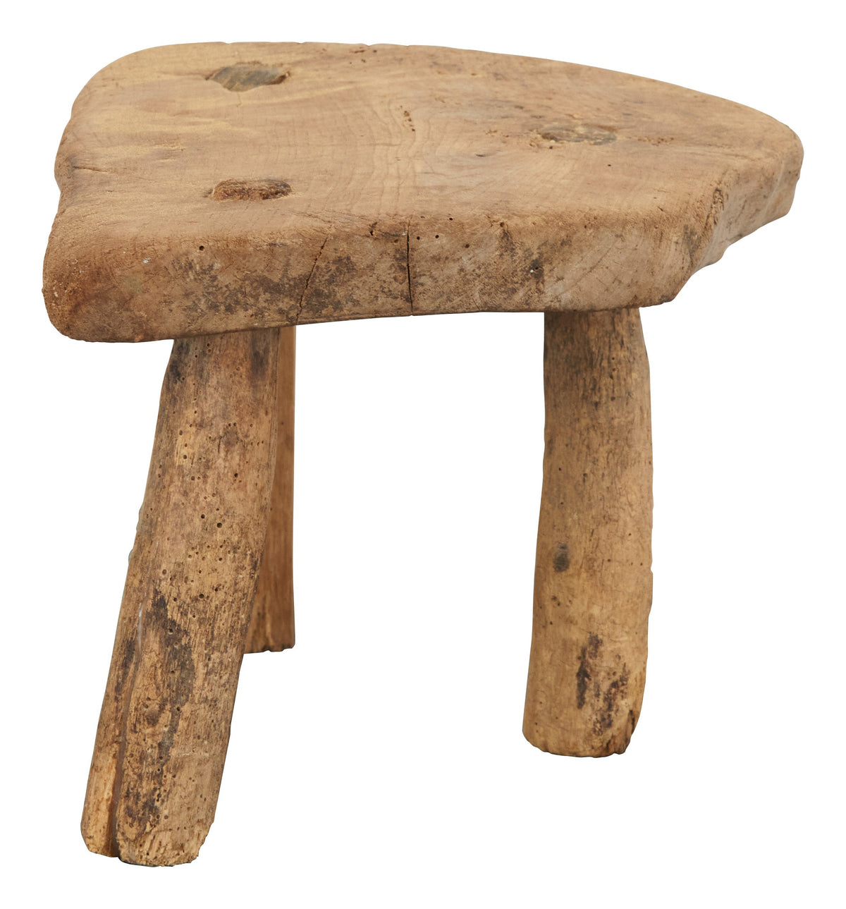 Jayson Home - Antique Rustic Wood Stool