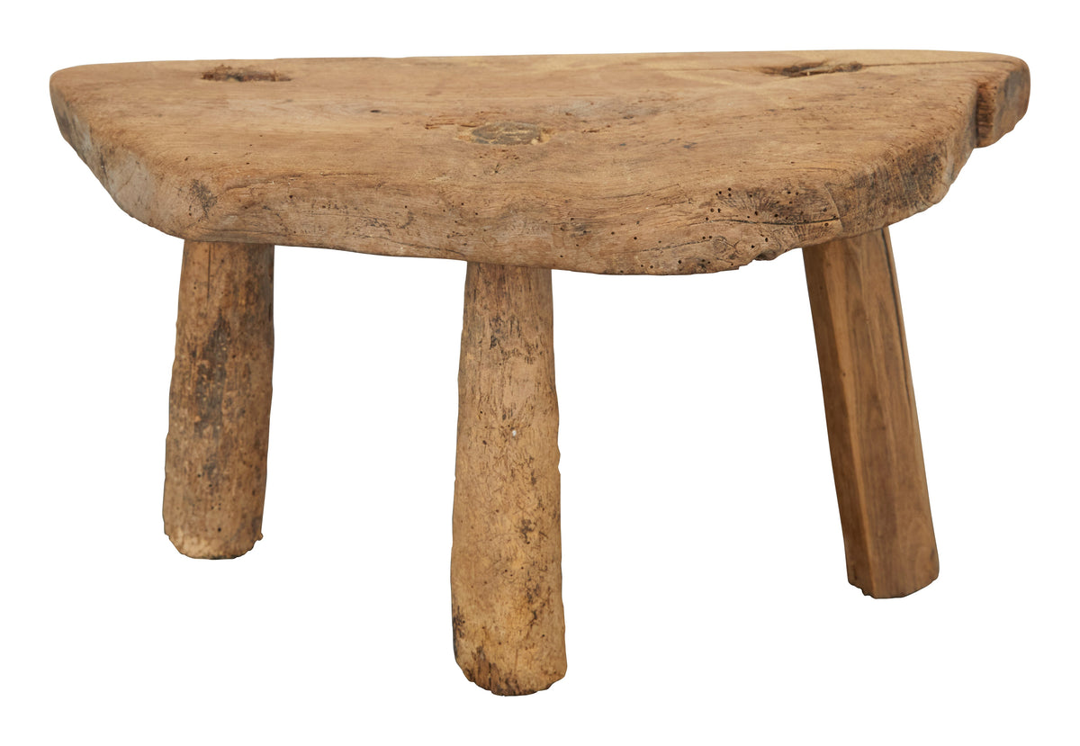 Jayson Home - Antique Rustic Wood Stool