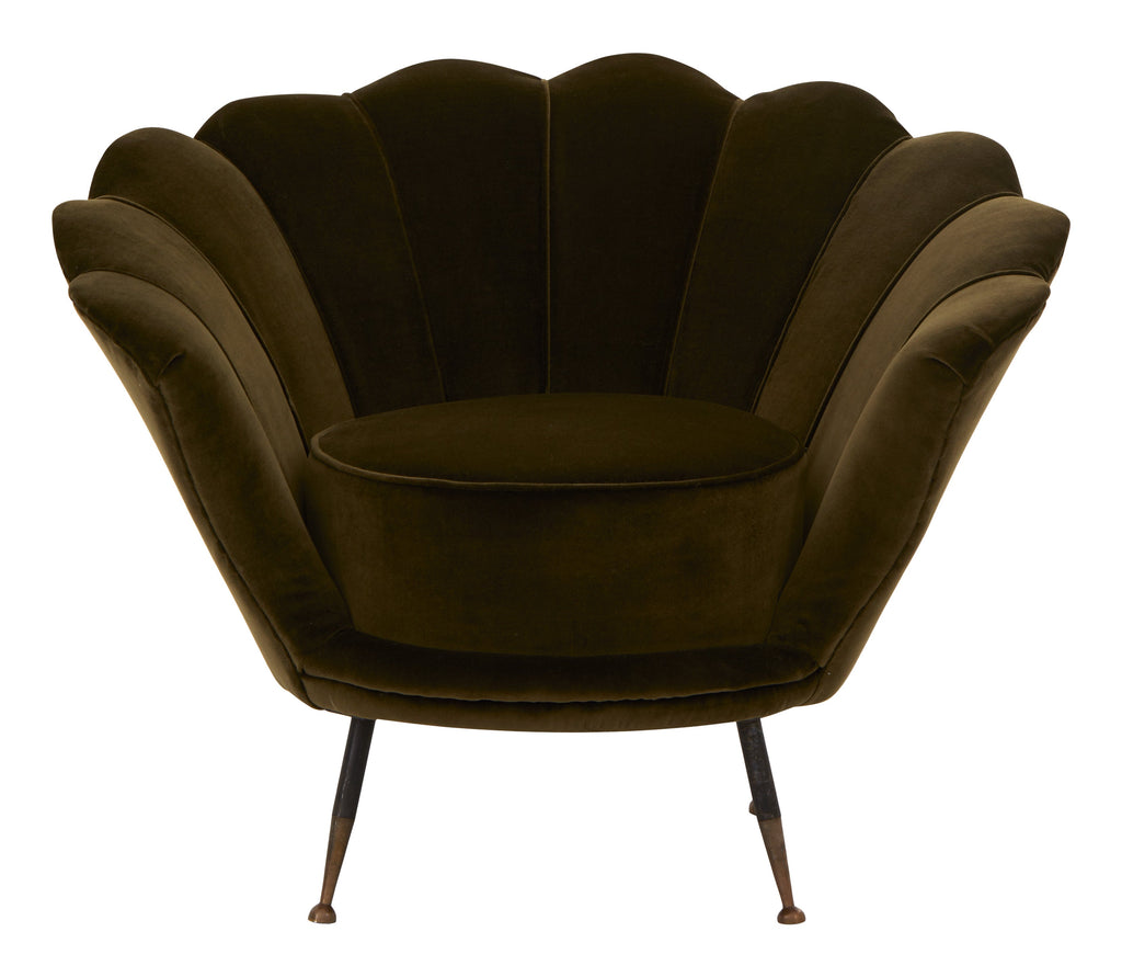 Jayson Home - Vintage Green Scalloped Chair