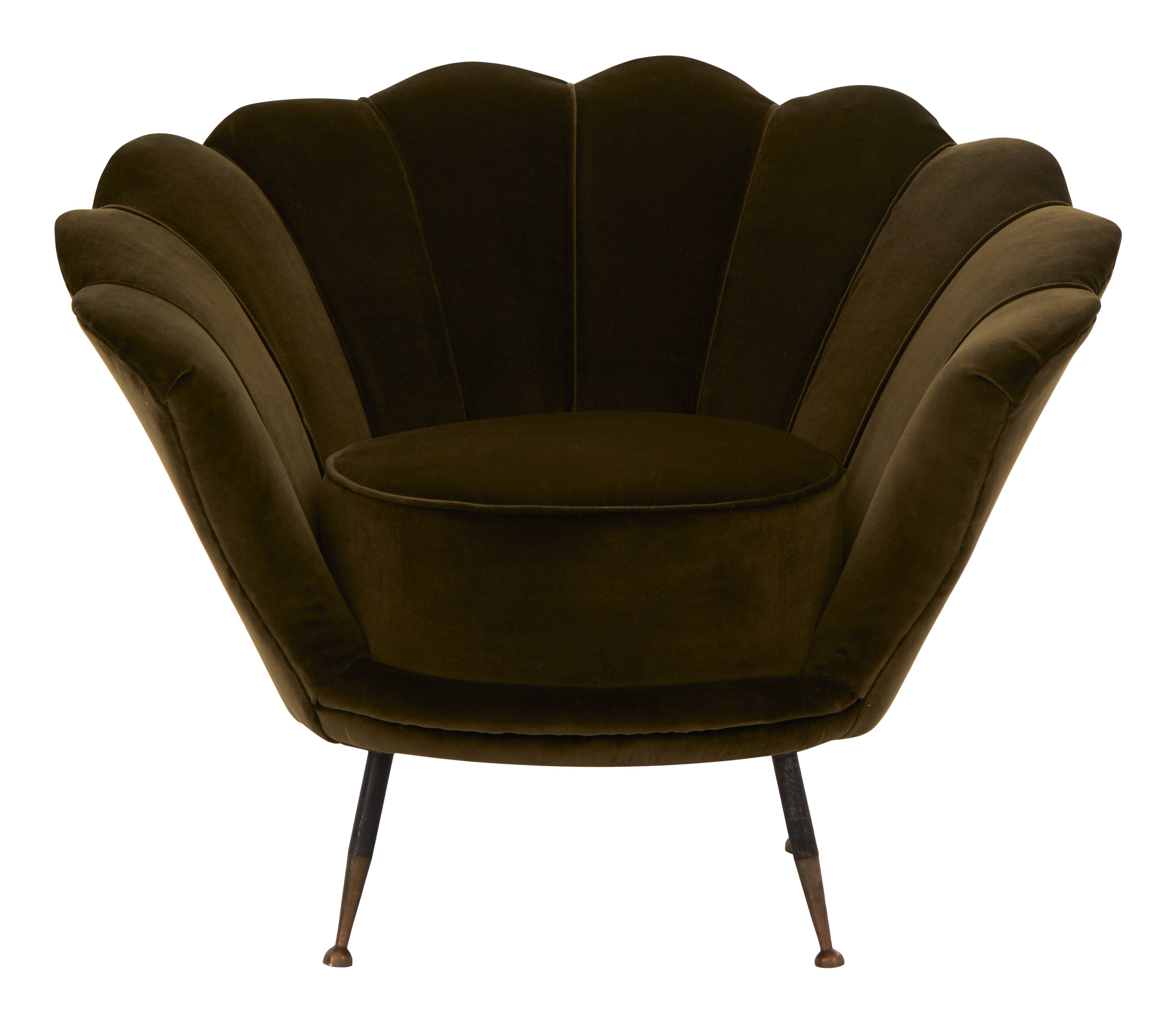 Jayson Home - Vintage Green Scalloped Chair