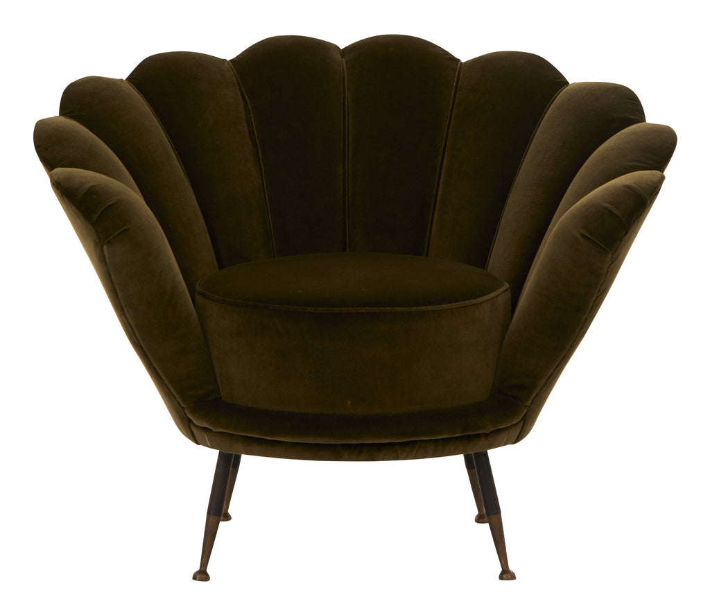 Jayson Home - Vintage Green Scalloped Chair