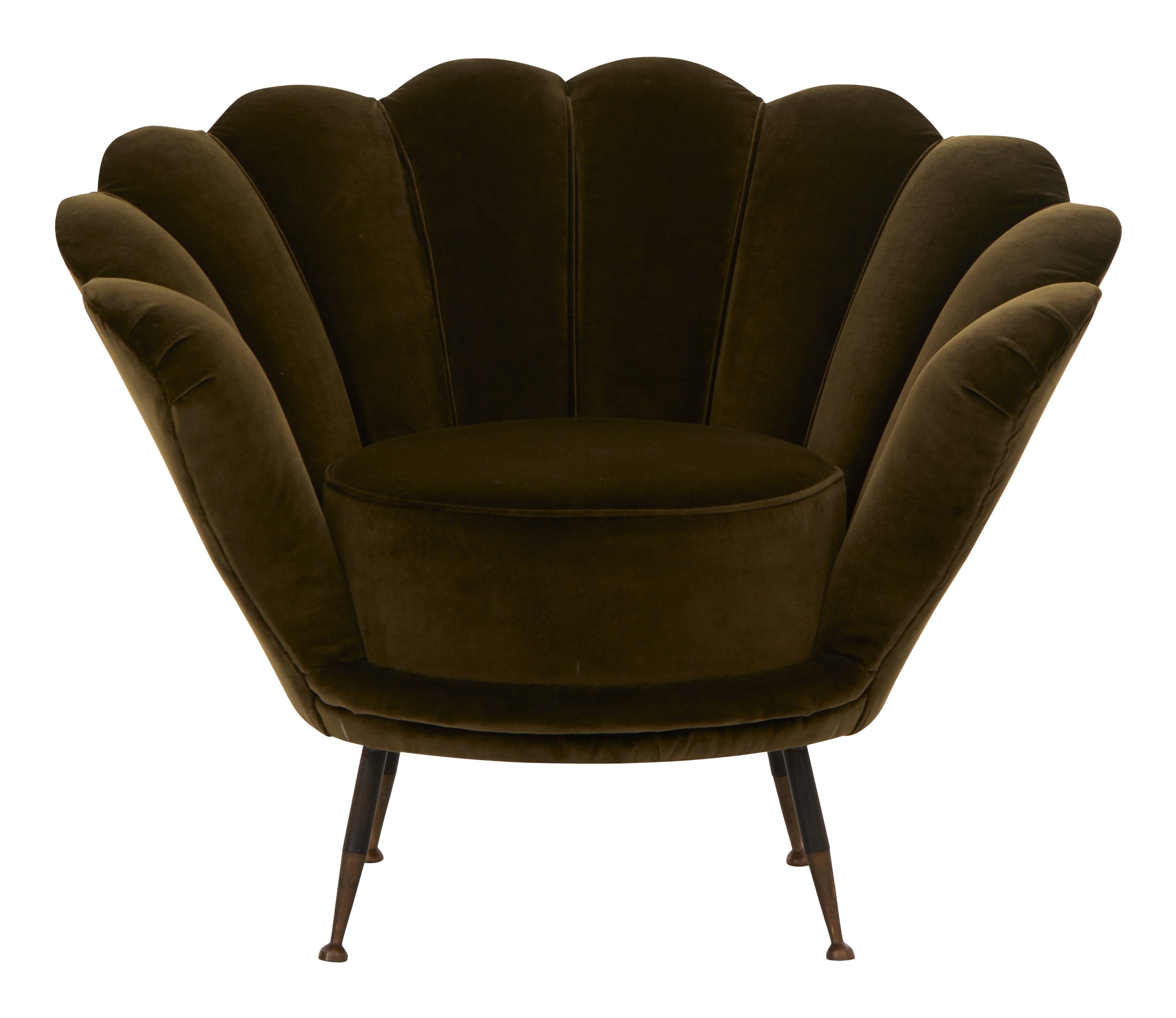 Jayson Home - Vintage Green Scalloped Chair