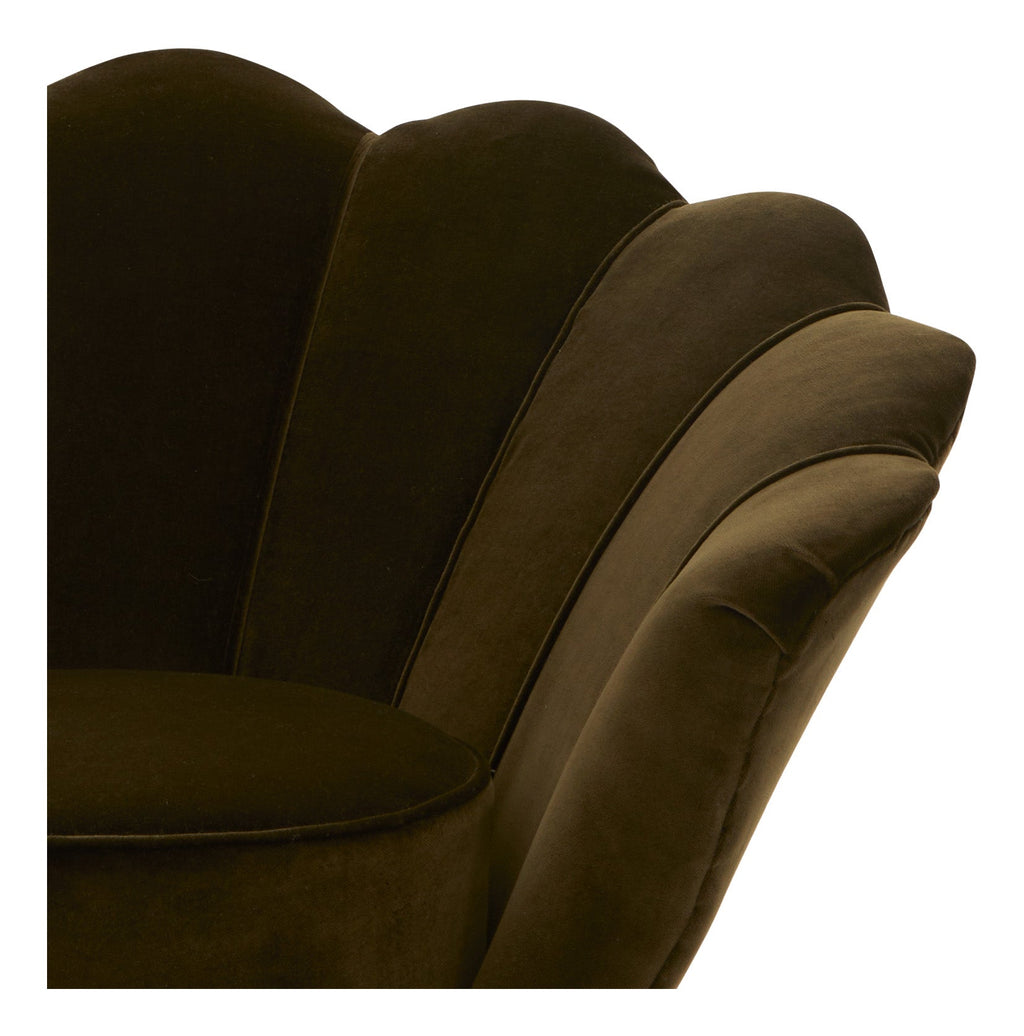 Jayson Home - Vintage Green Scalloped Chair