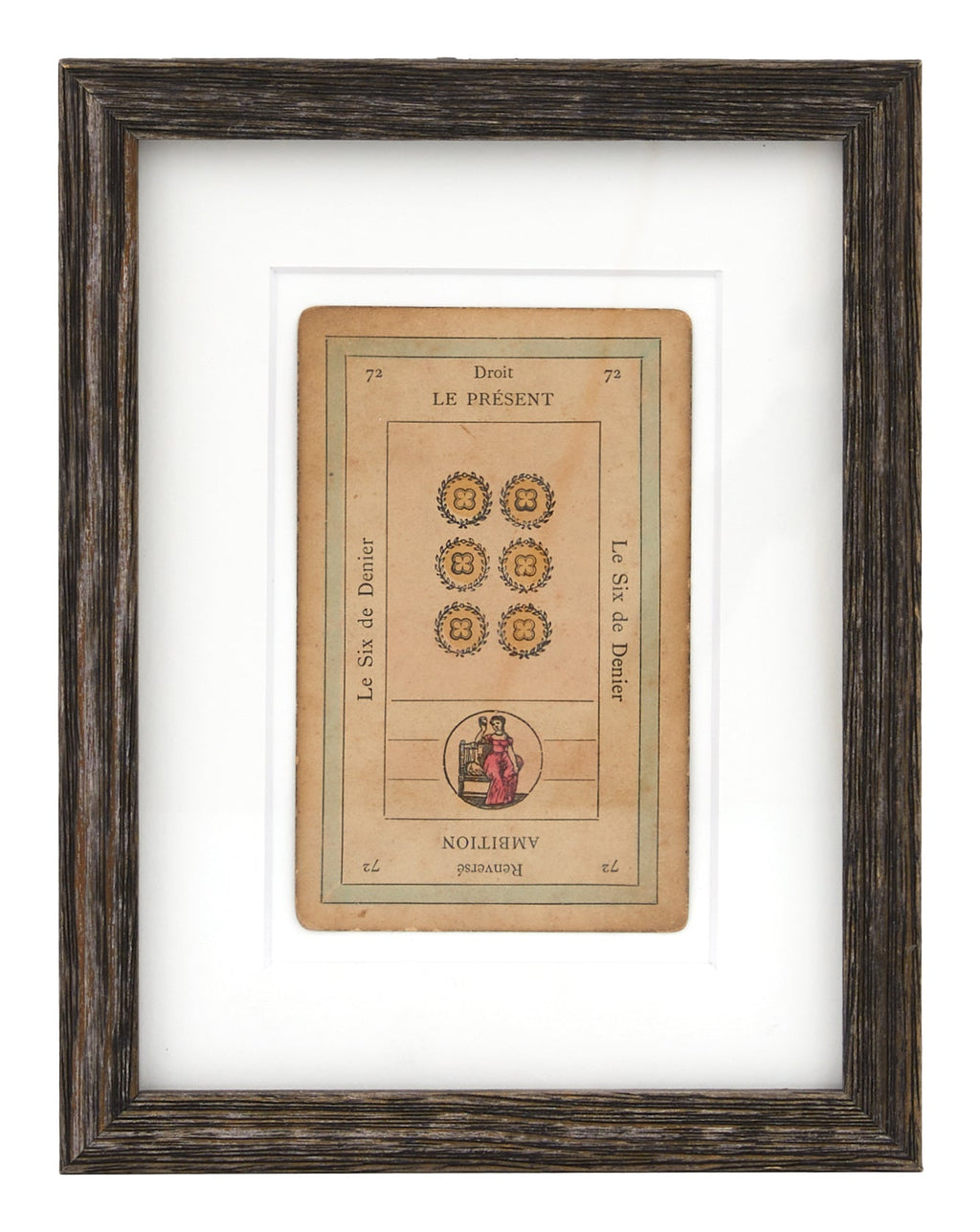 Jayson Home - Antique French Tarot Card
