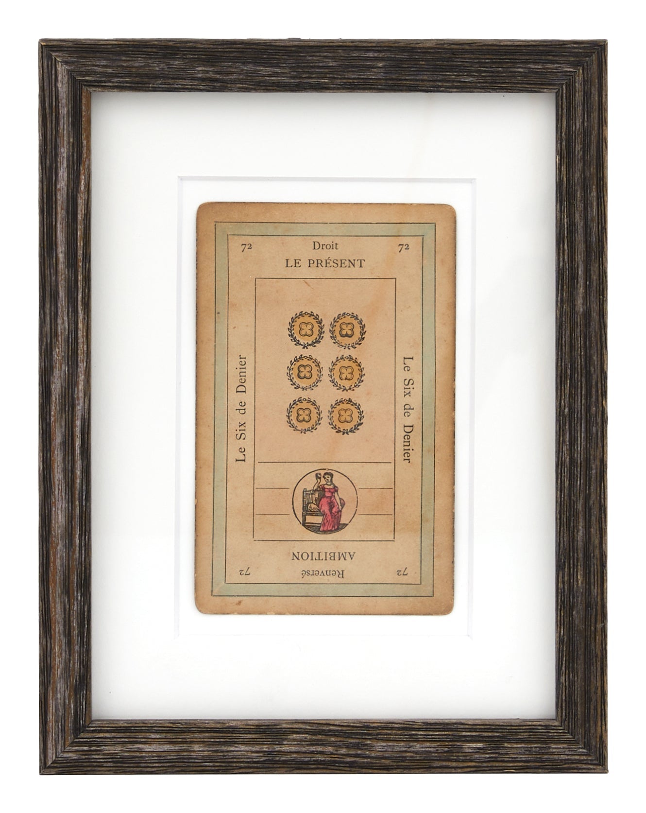 Jayson Home - Antique French Tarot Card