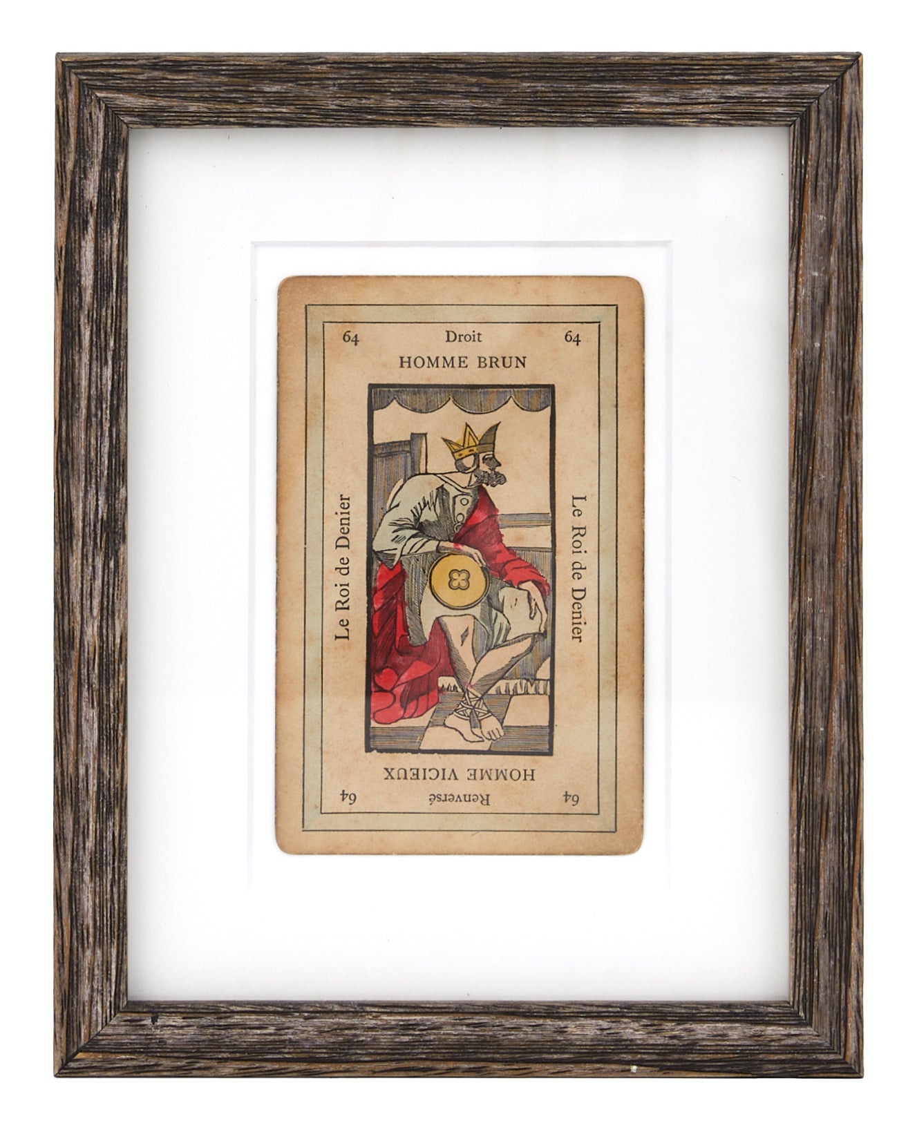 Jayson Home - Antique French Tarot Card