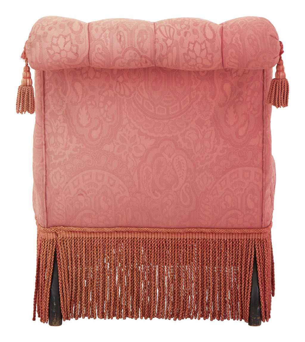 Jayson Home - Antique Pink Napoleon III Slipper Chair