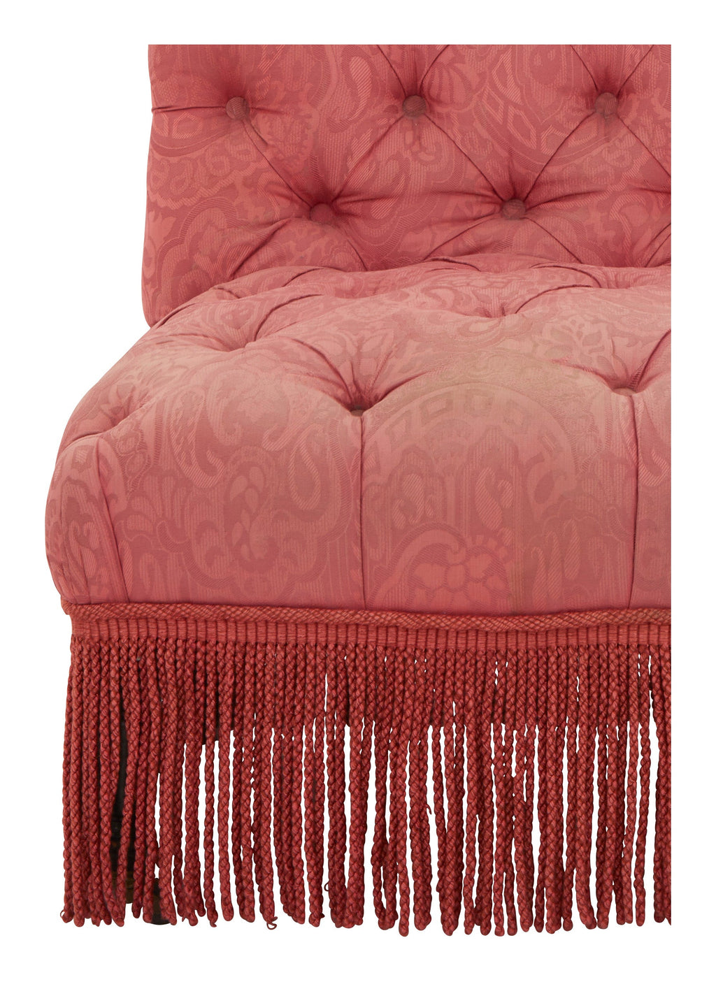 Jayson Home - Antique Pink Napoleon III Slipper Chair