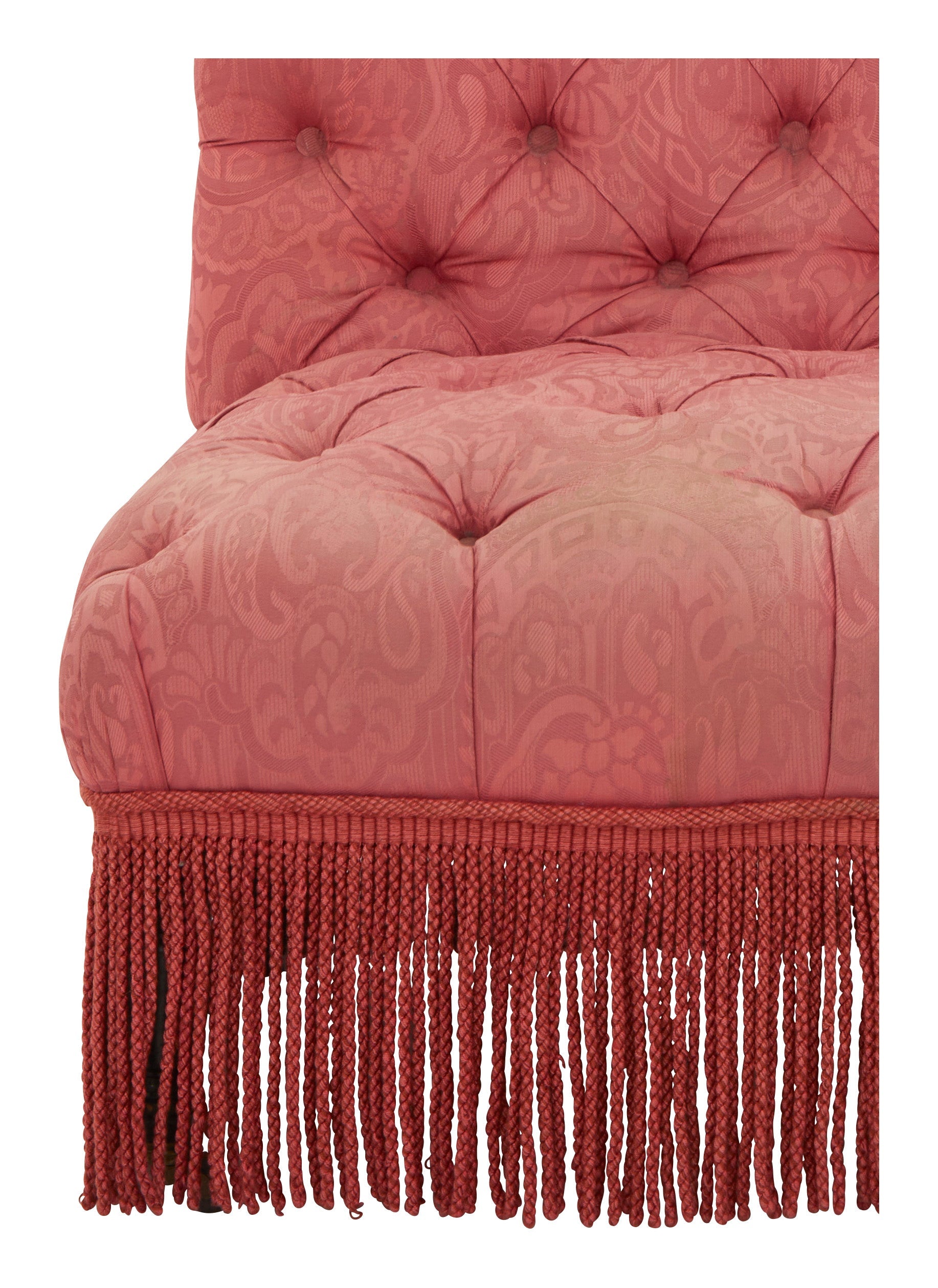 Jayson Home - Antique Pink Napoleon III Slipper Chair