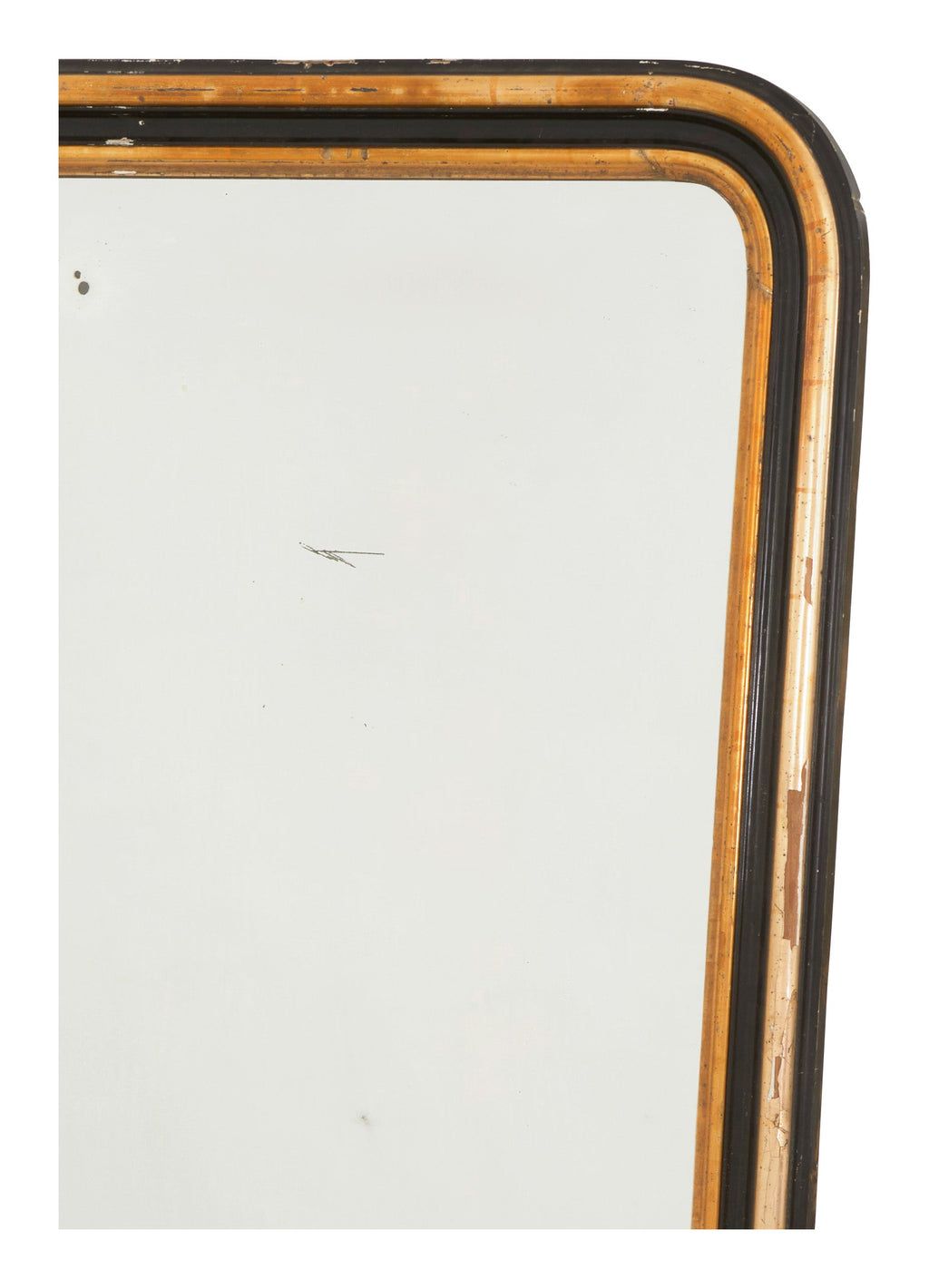 Jayson Home - Antique Louis Philipe Black & Gilt Mirror