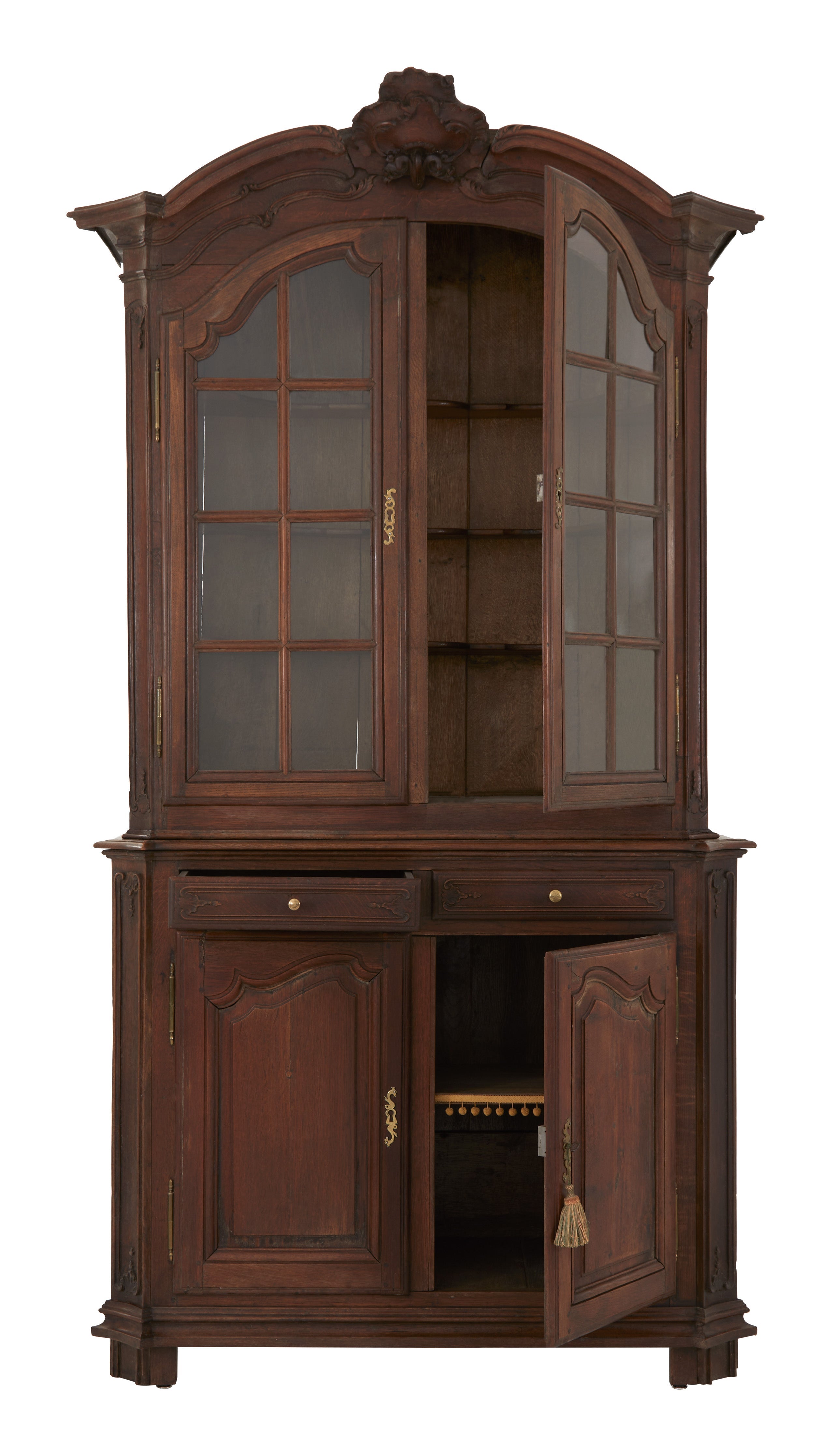 Jayson Home - Antique Carved Breakfront