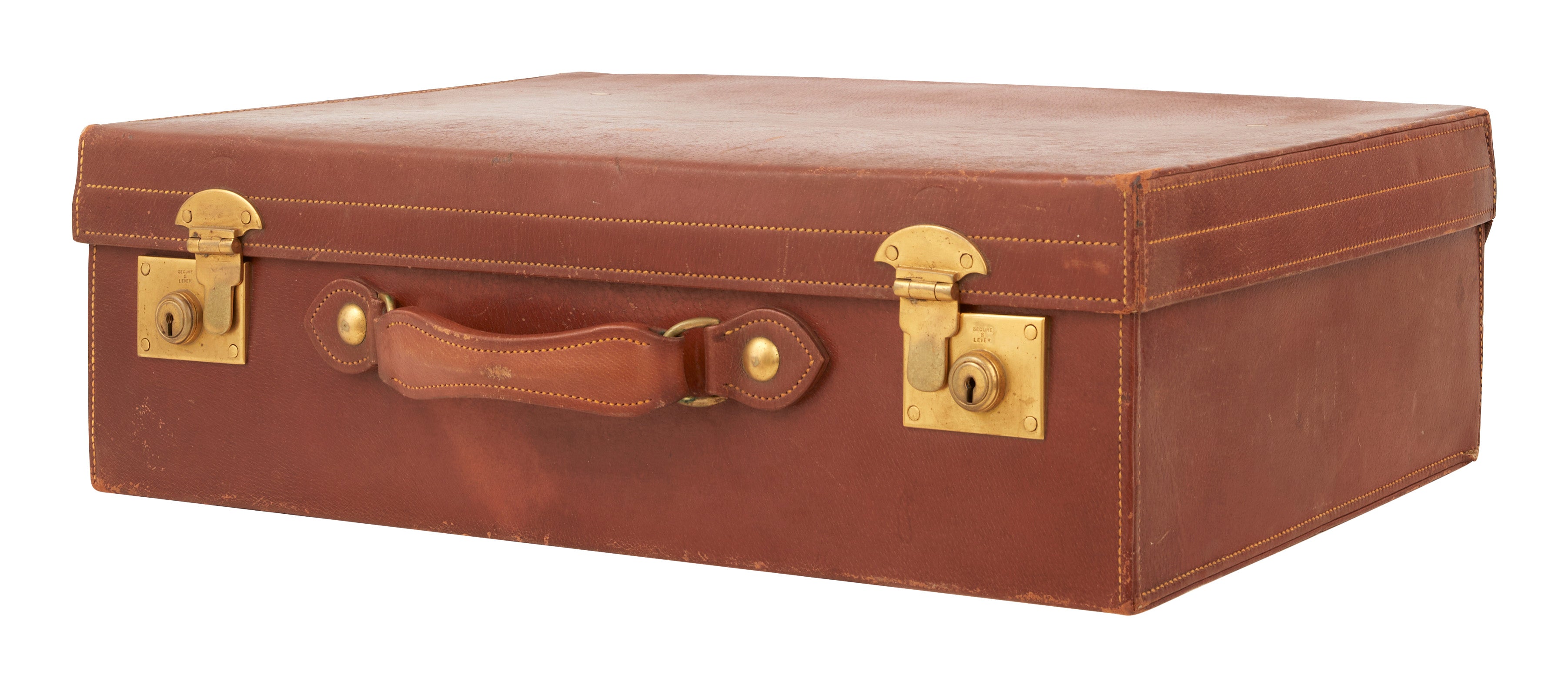 Jayson Home - Vintage Leather Valise