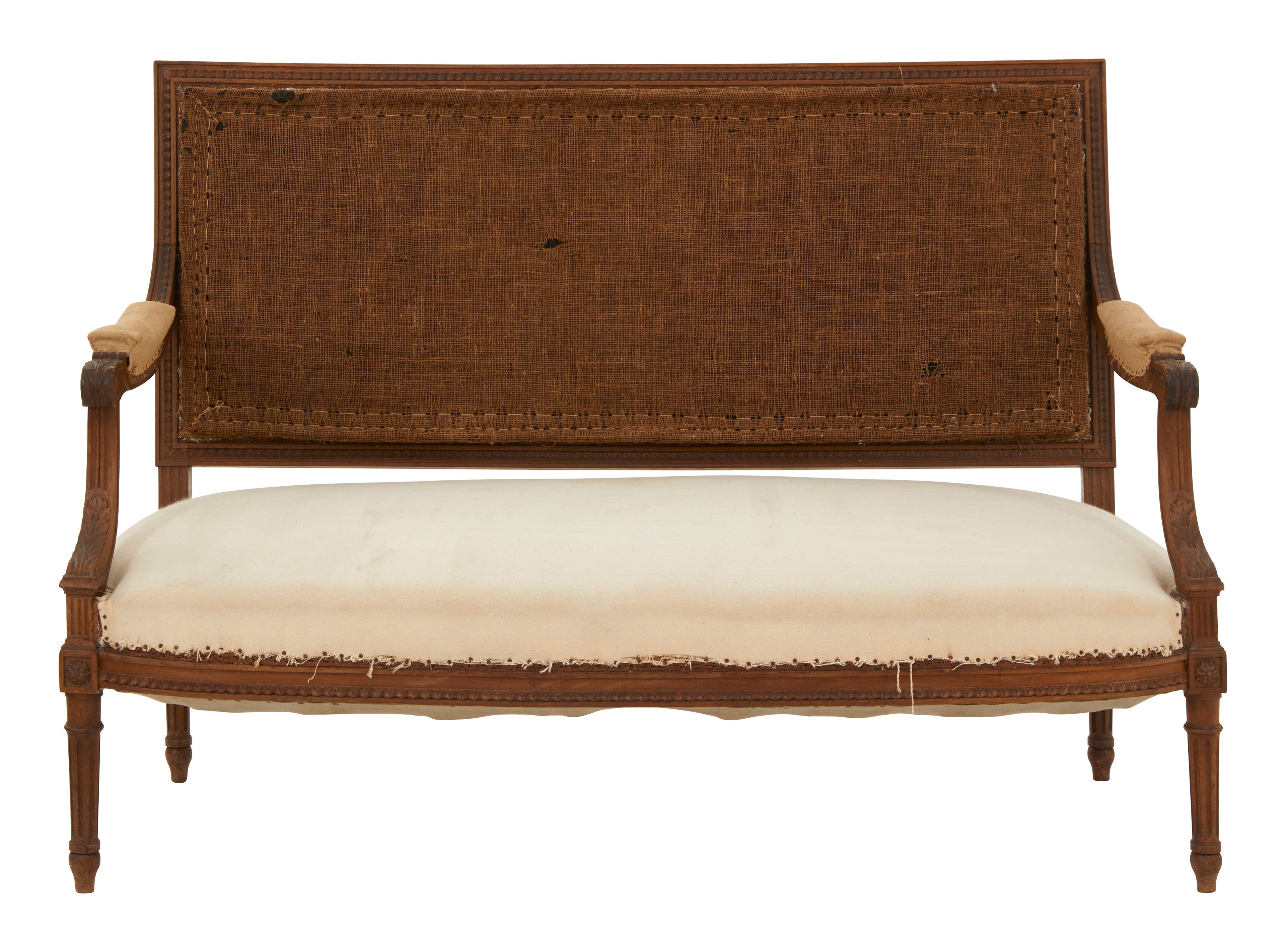 Jayson Home - Antique Louis XVI Unupholstered Settee