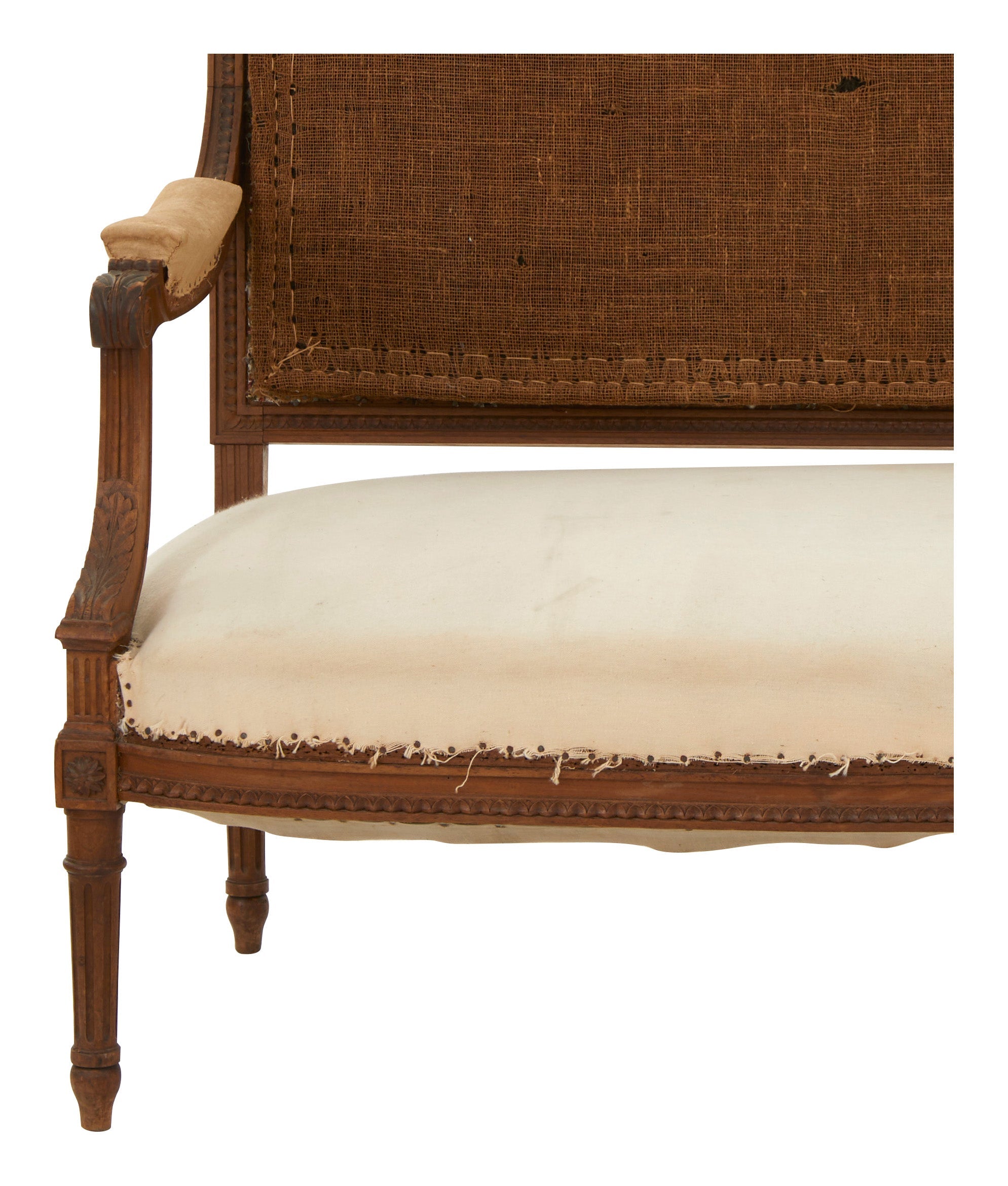 Jayson Home - Antique Louis XVI Unupholstered Settee