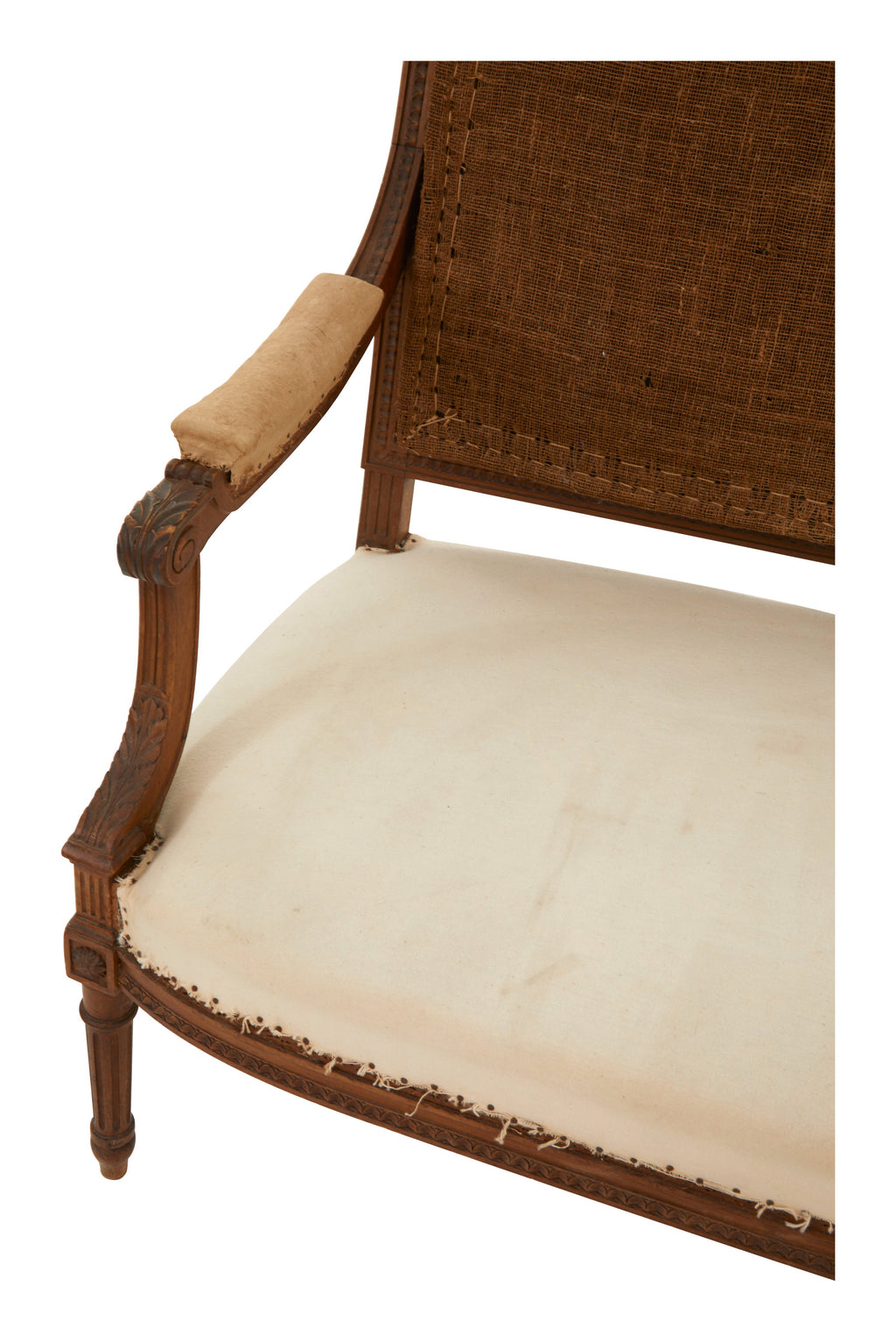 Jayson Home - Antique Louis XVI Unupholstered Settee
