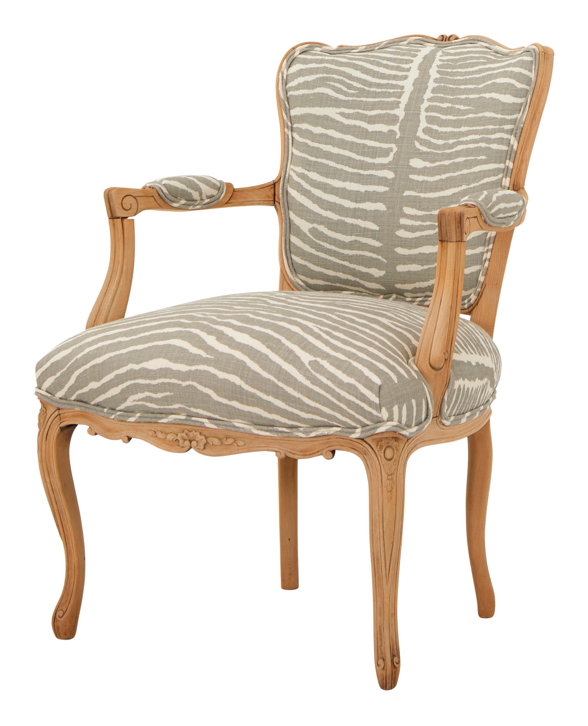 Jayson Home - Antique Le Zebre Armchair