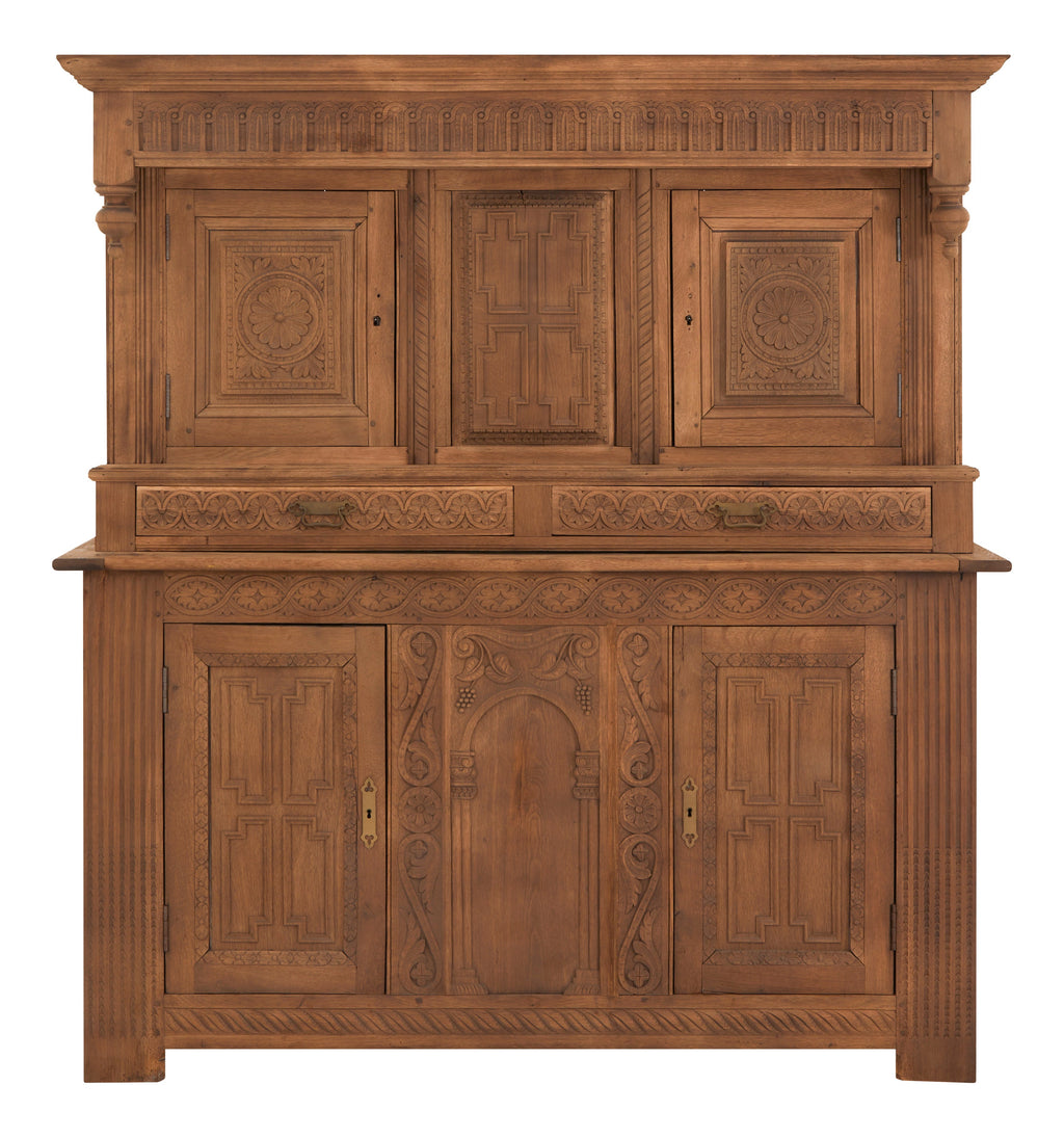 Jayson Home - Antique English Oak Cabinet