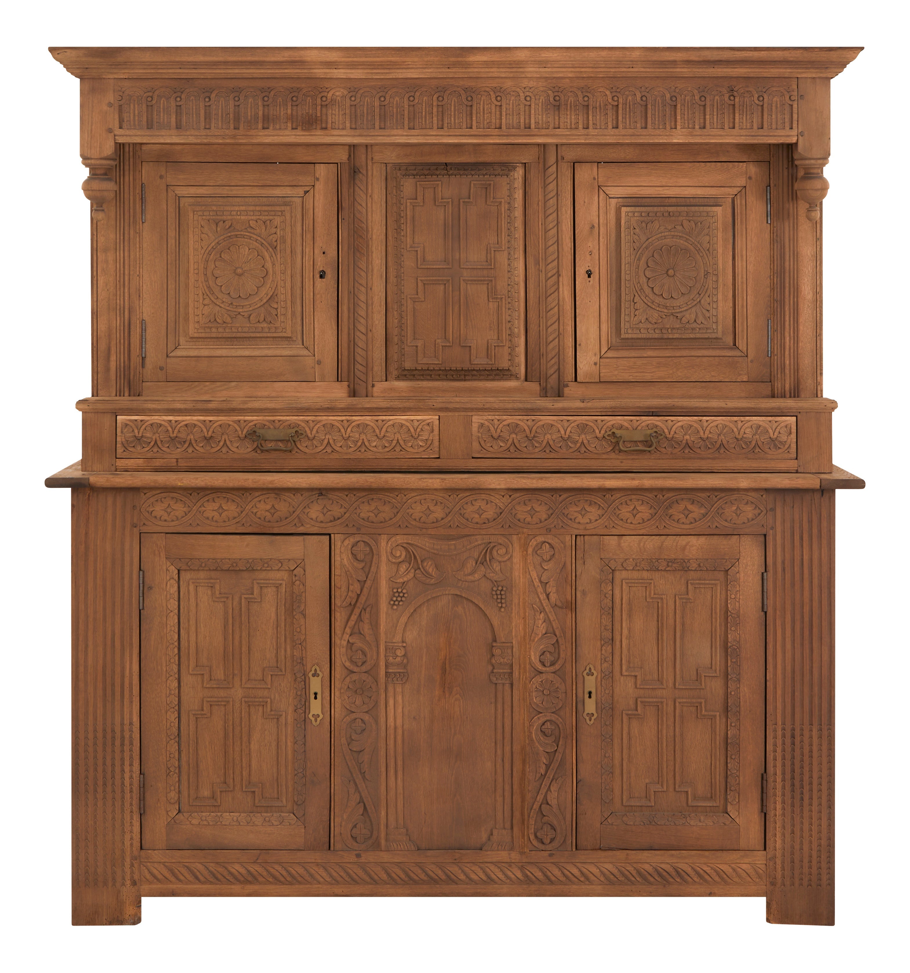 Jayson Home - Antique English Oak Cabinet