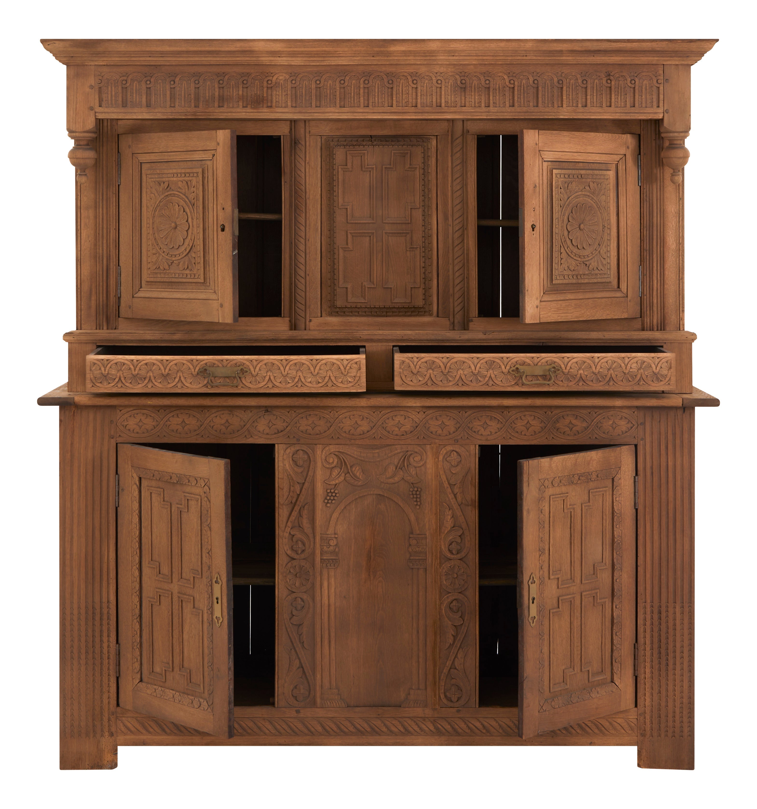 Jayson Home - Antique English Oak Cabinet