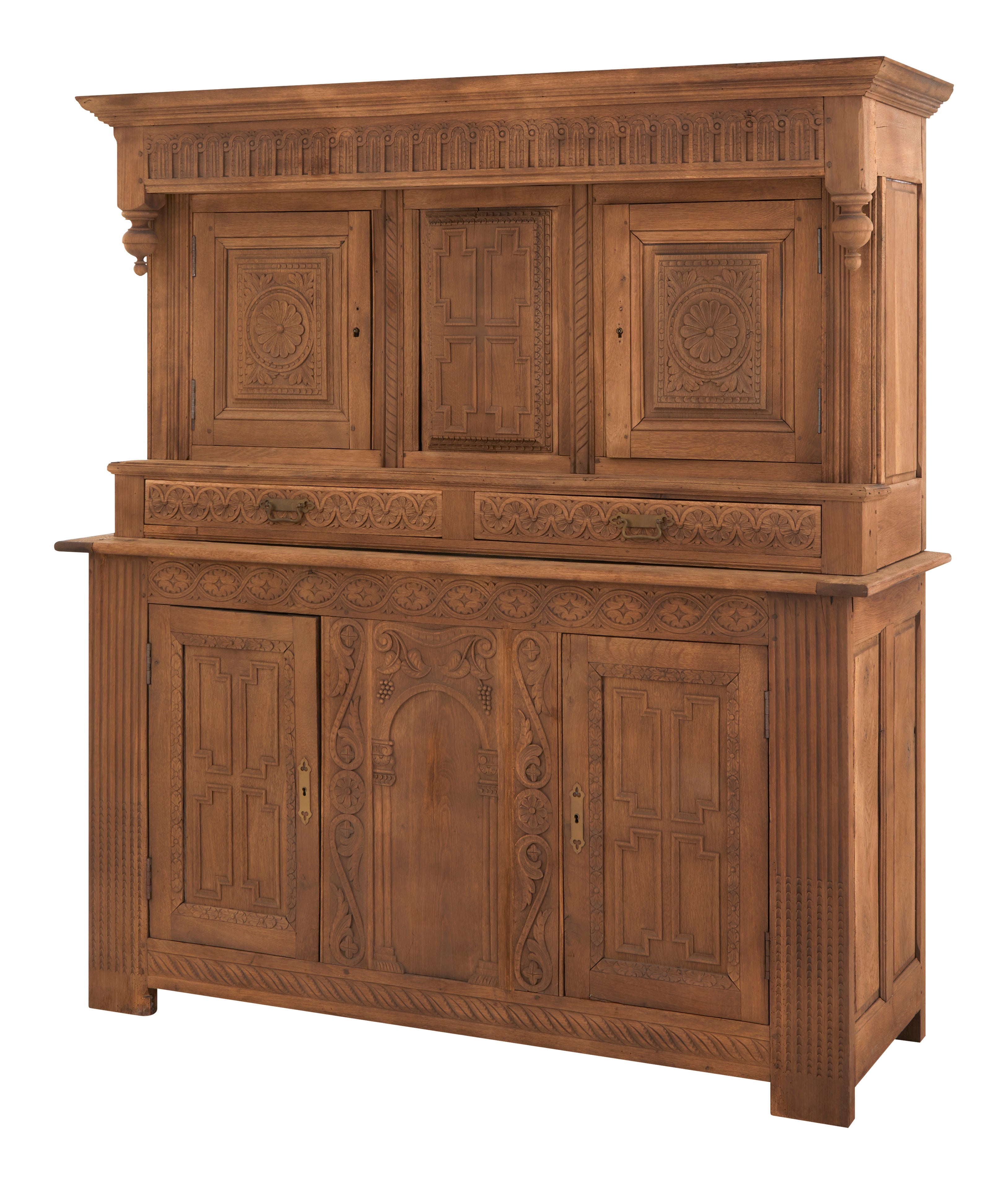 Jayson Home - Antique English Oak Cabinet