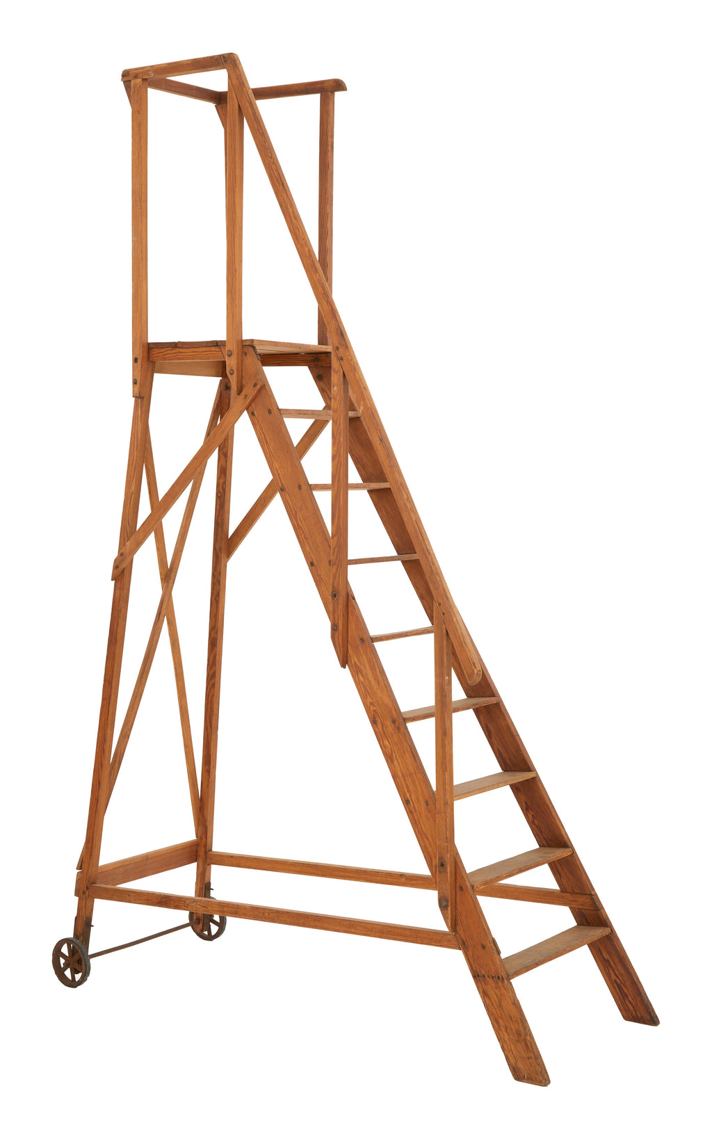Jayson Home - Vintage Wood Library Ladder