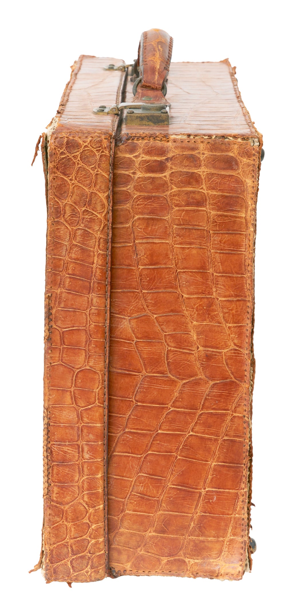 Jayson Home - Antique Alligator Valise