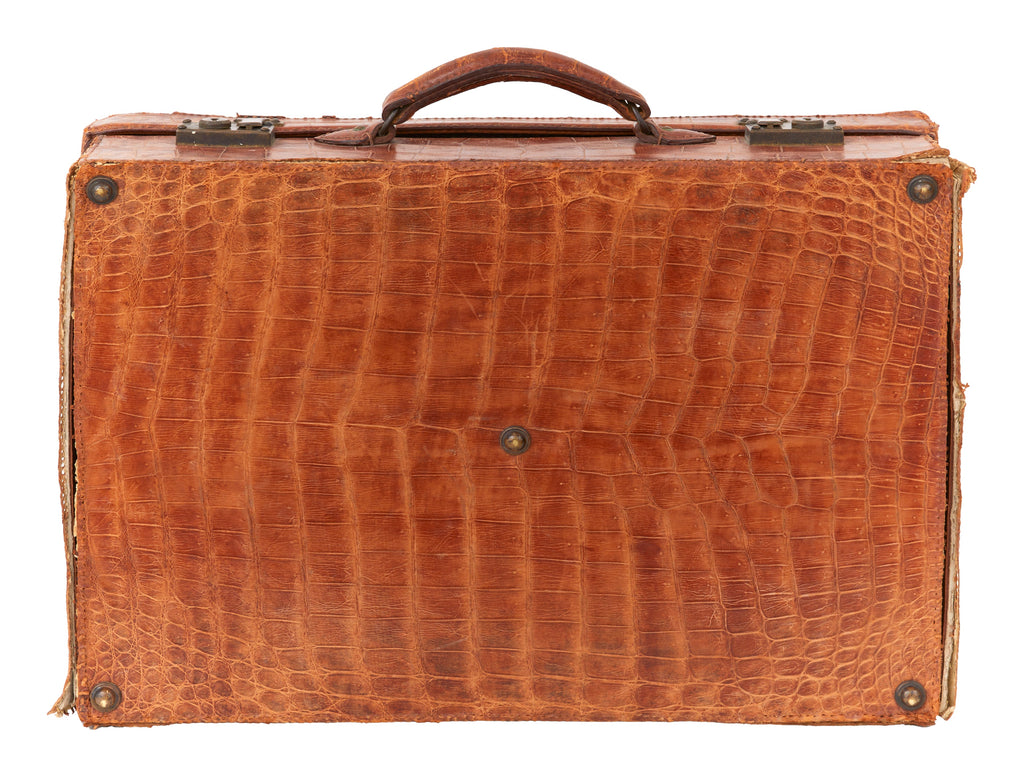 Jayson Home - Antique Alligator Valise