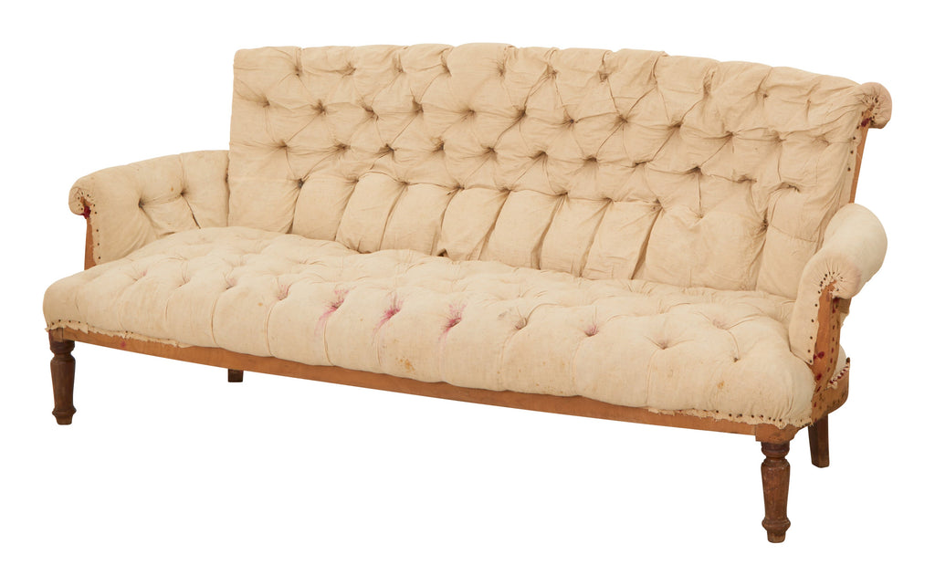 Jayson Home - Antique Unupholstered Tufted Sofa