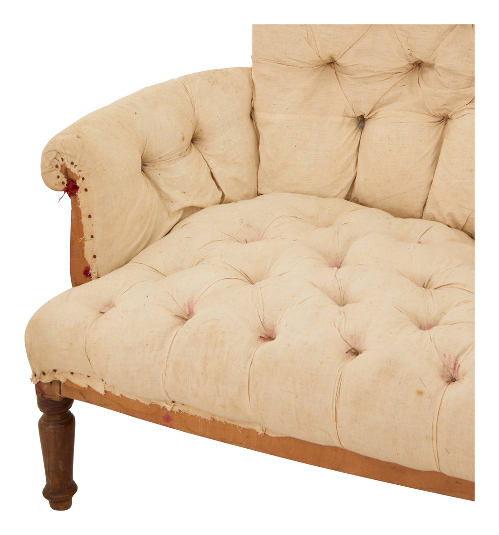 Jayson Home - Antique Unupholstered Tufted Sofa