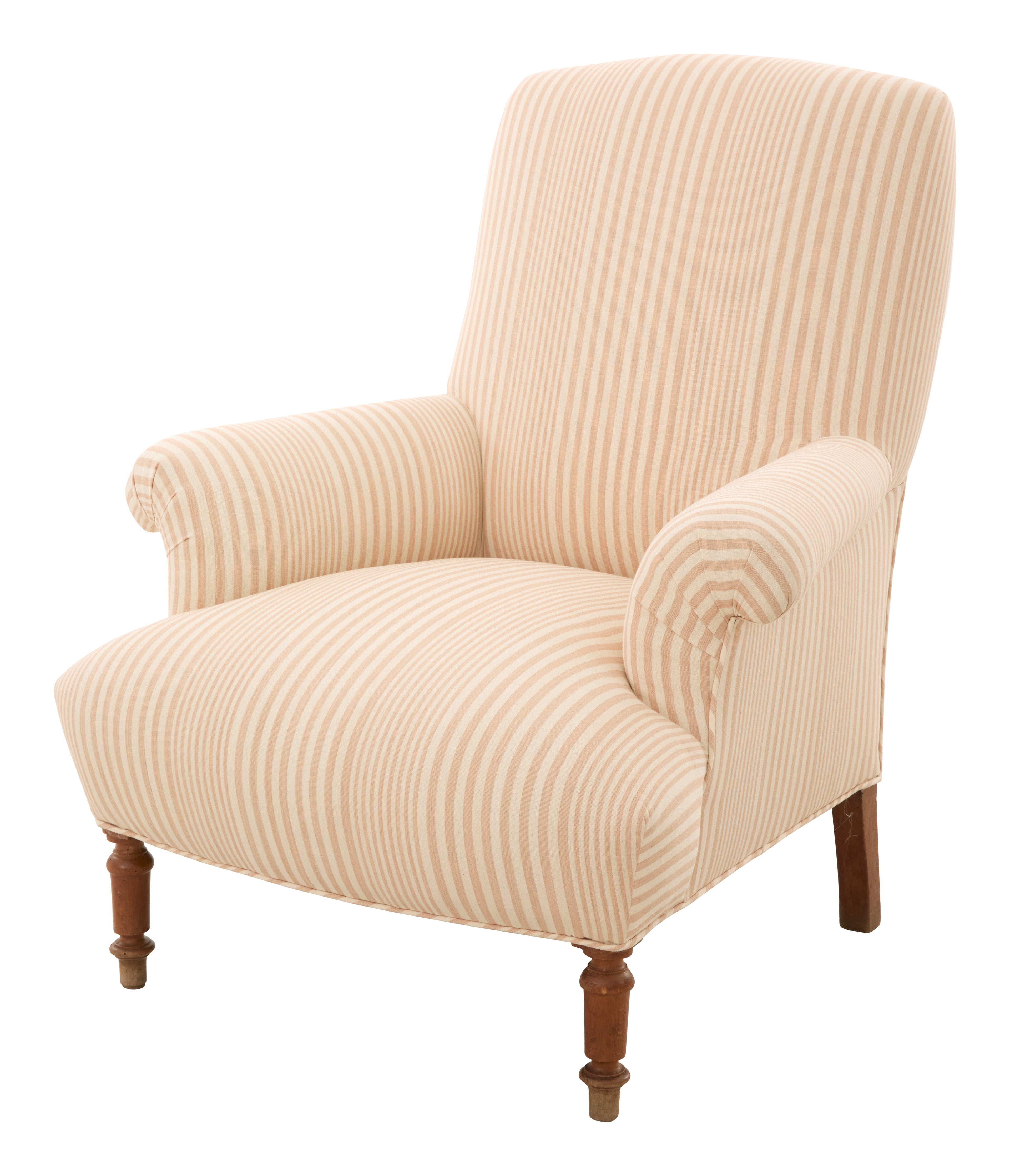 Jayson Home - Antique Napoleon III Striped Chair