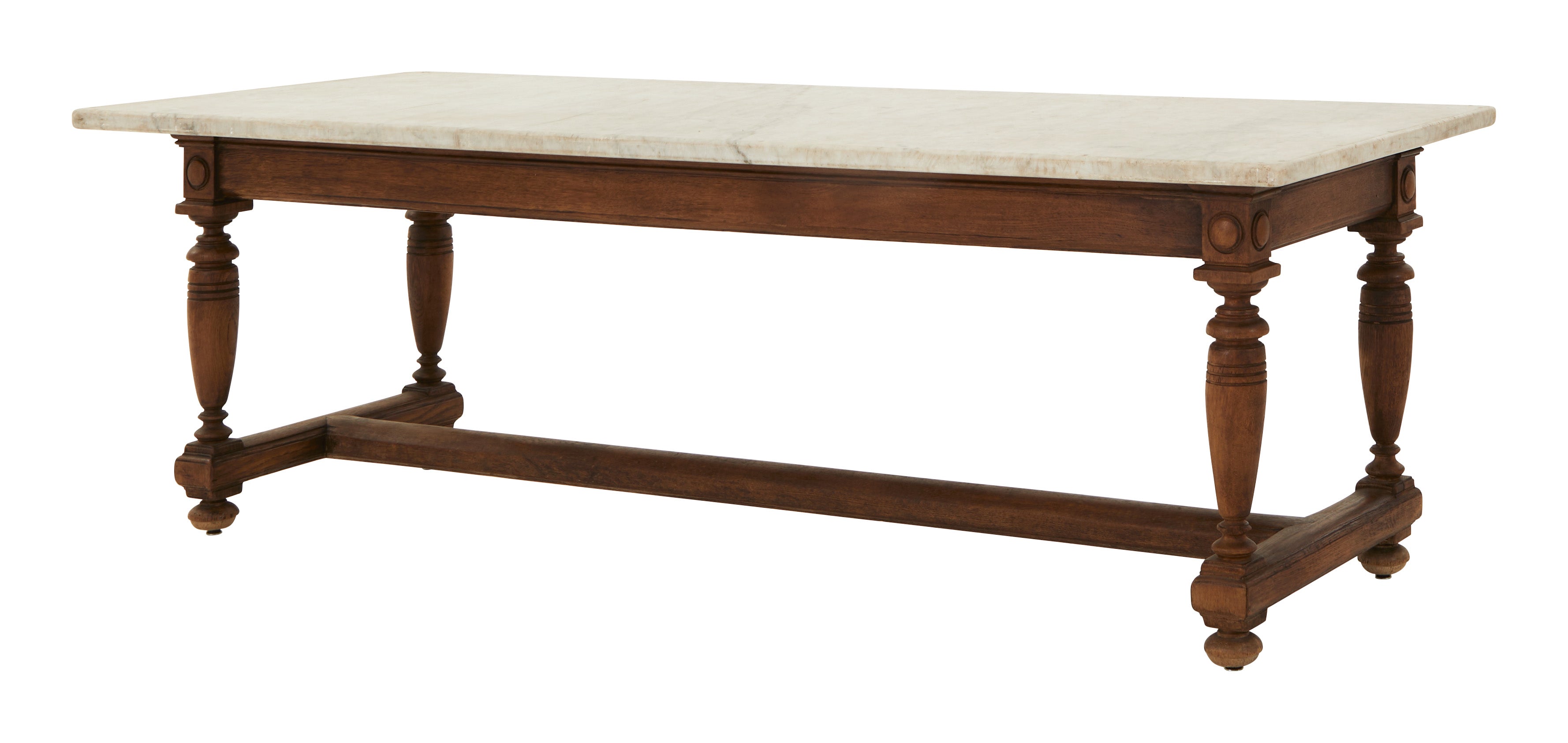Jayson Home - Antique Marble Top Dining Table