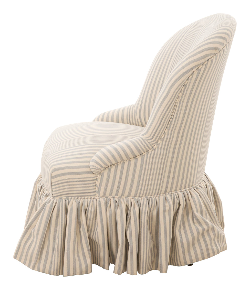 Jayson Home - Antique Striped Slipper Chair