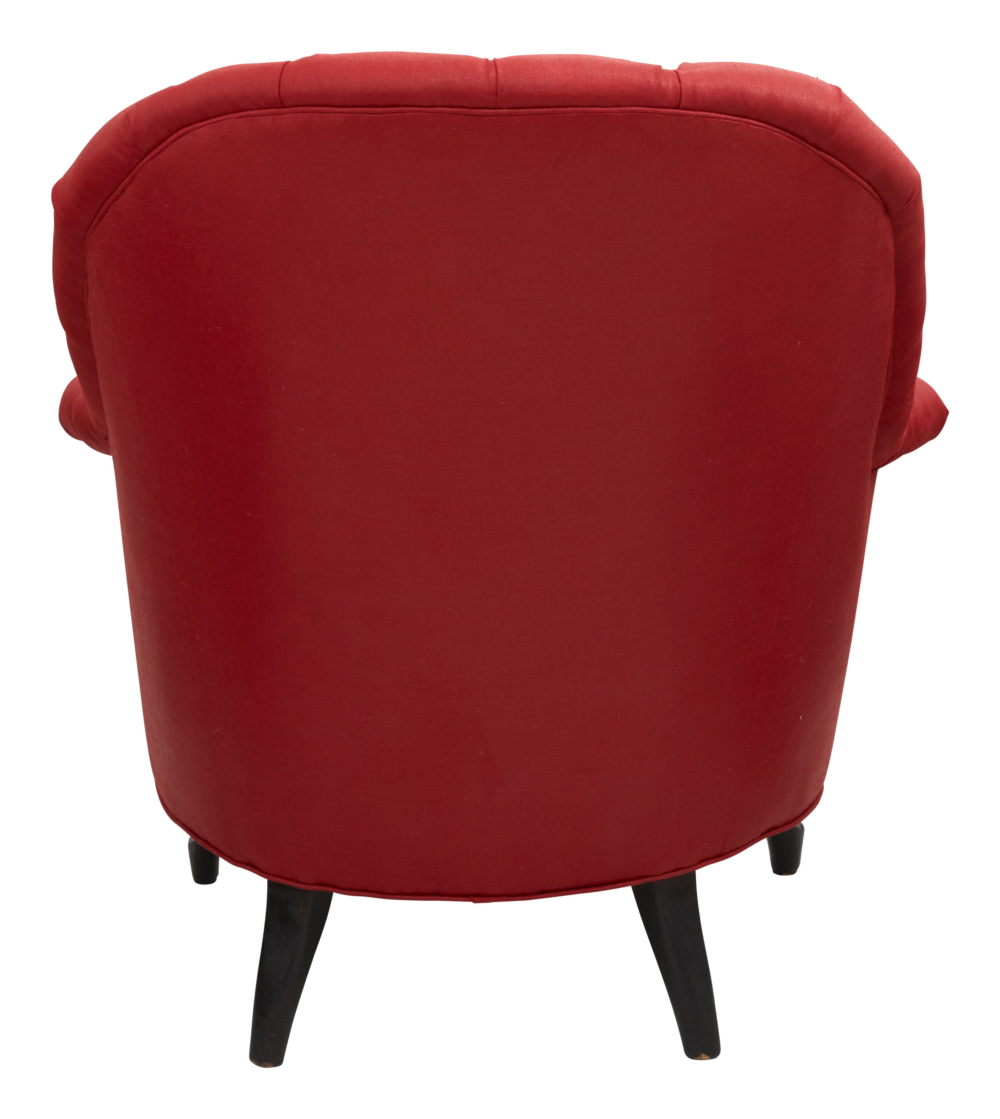 Jayson Home - Antique Red Napoleon III Tufted Chair