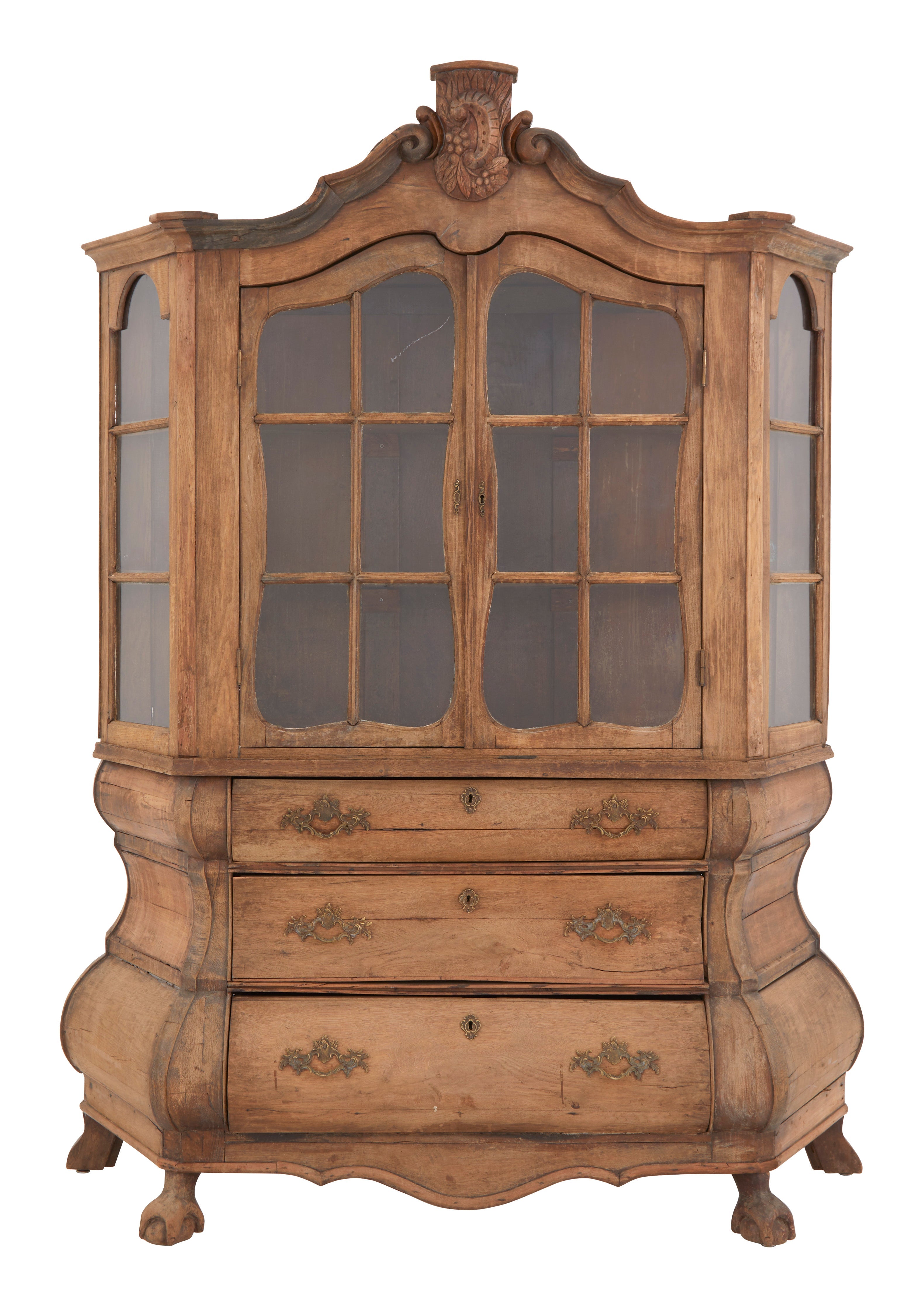 Jayson Home - Antique Dutch Serpentine Vitrine