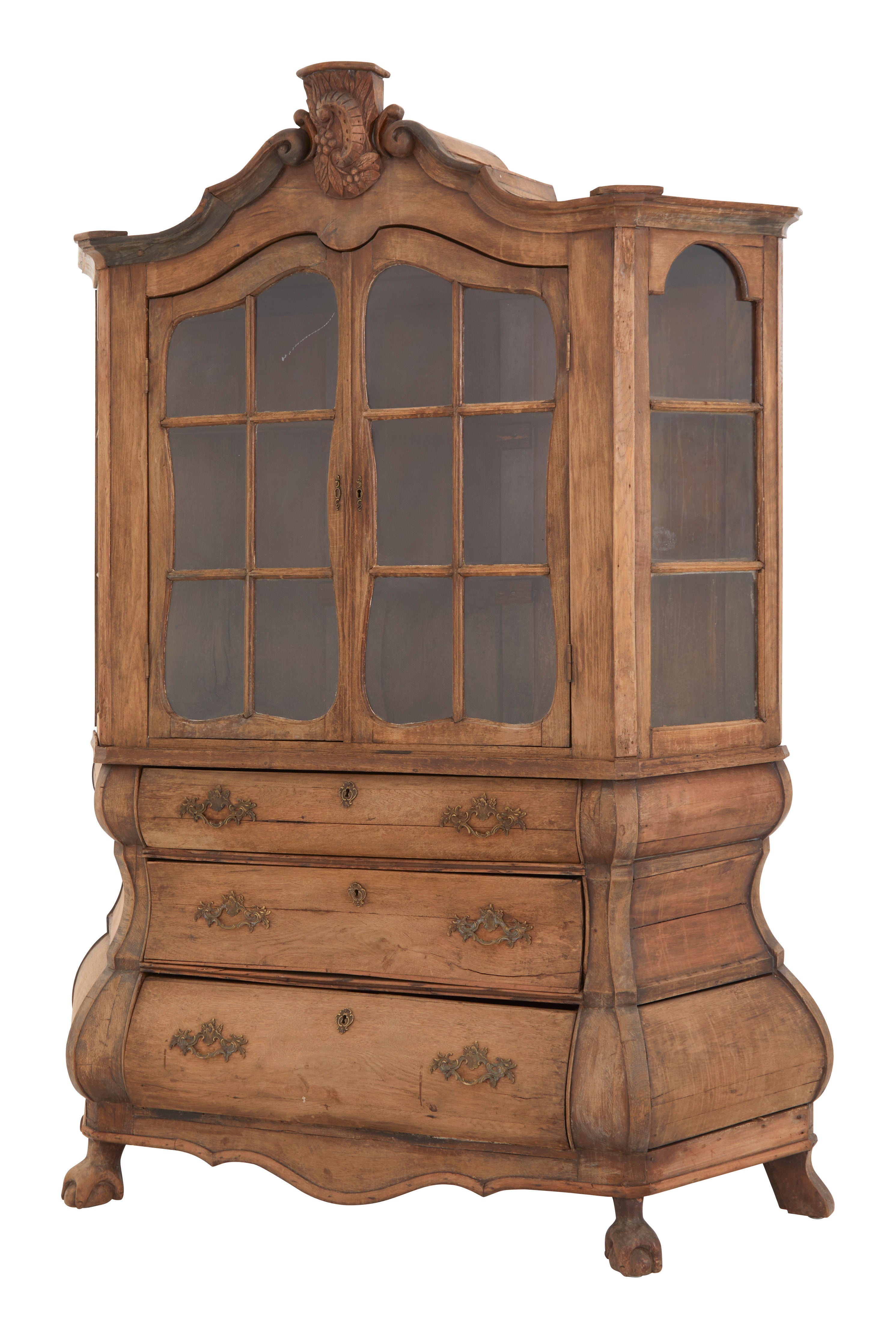 Jayson Home - Antique Dutch Serpentine Vitrine
