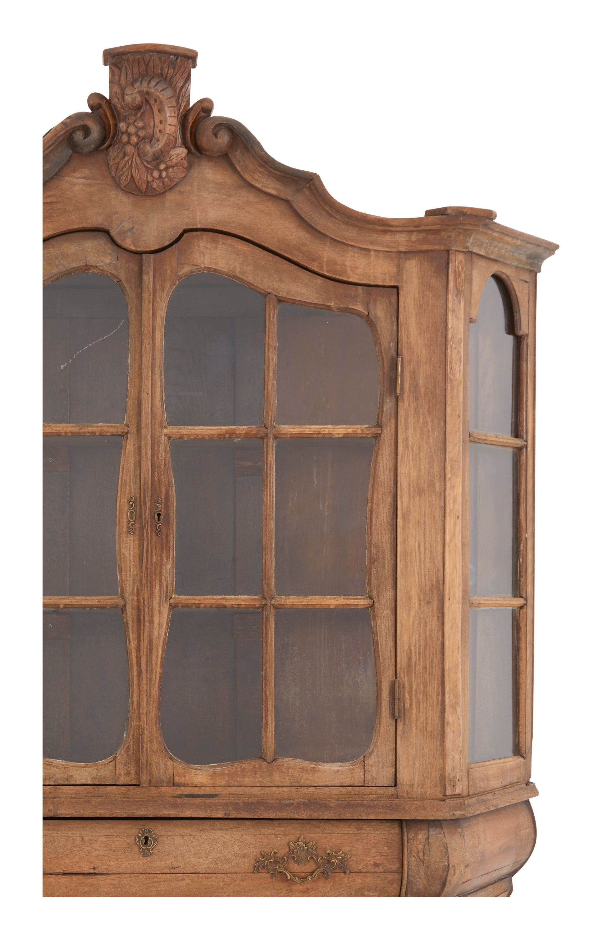 Jayson Home - Antique Dutch Serpentine Vitrine