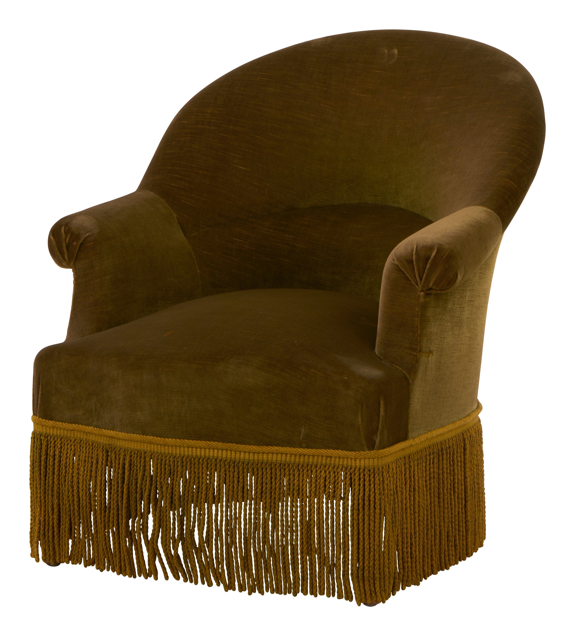 Jayson Home - Antique Napoleon III Velvet Chair